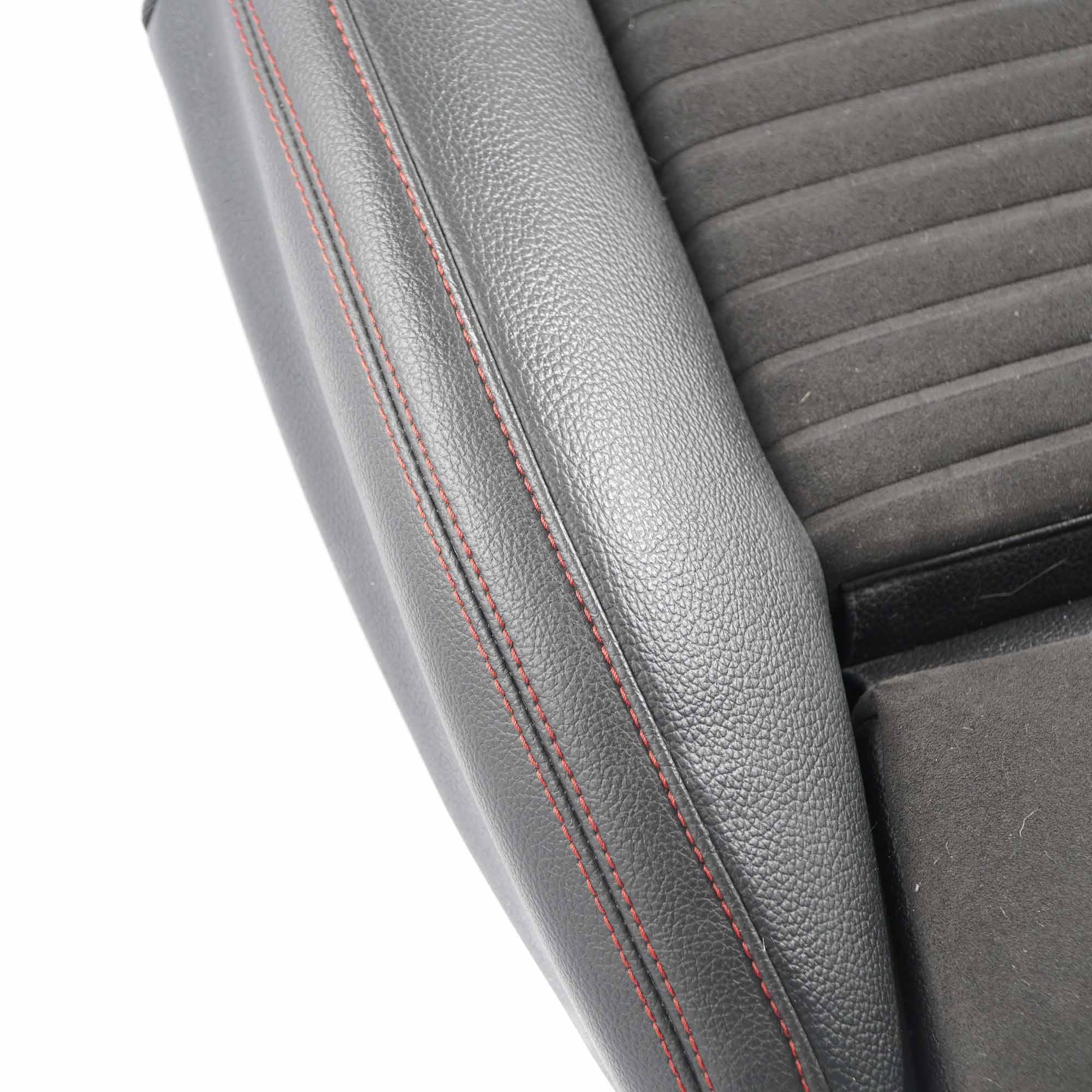 Mercedes W176 Front Seat Cover Heated Fabric Imitation Leather Microfibre Black