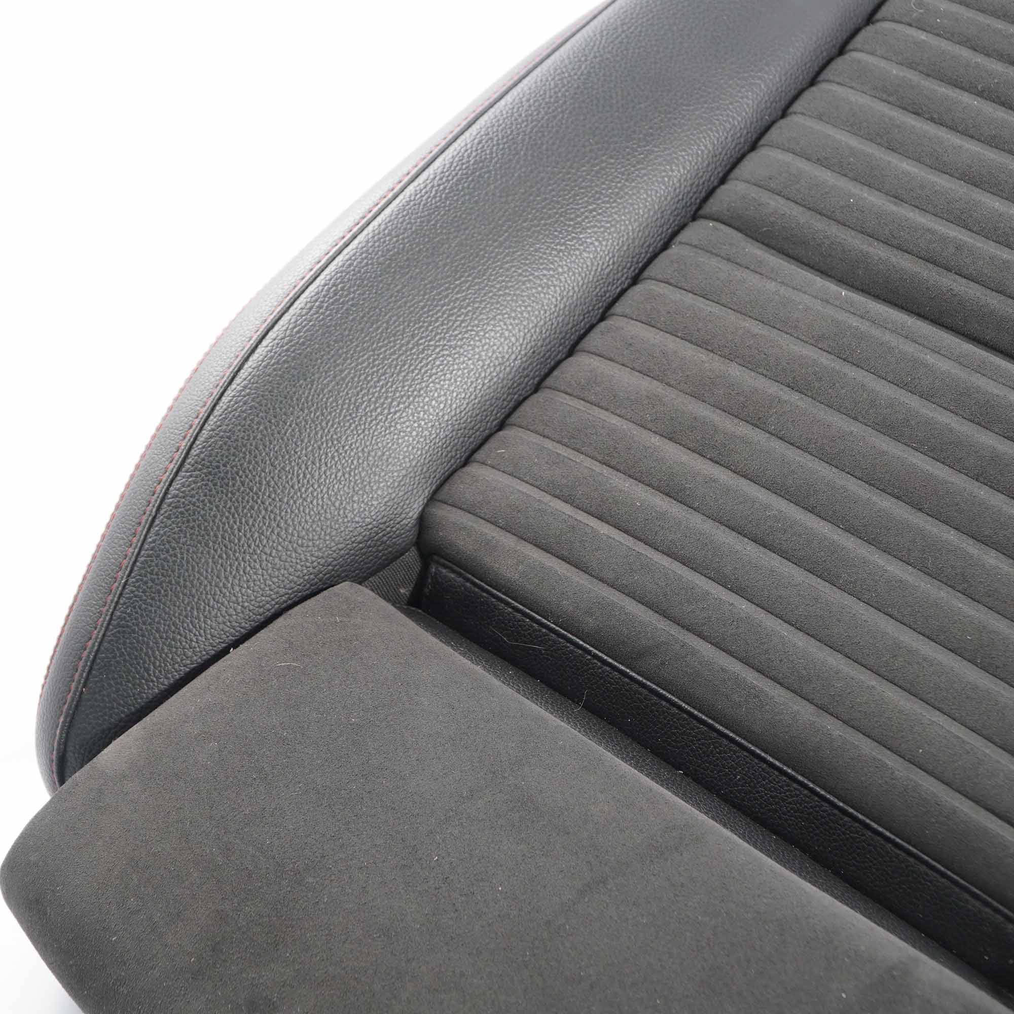 Mercedes W176 Front Seat Cover Heated Fabric Imitation Leather Microfibre Black