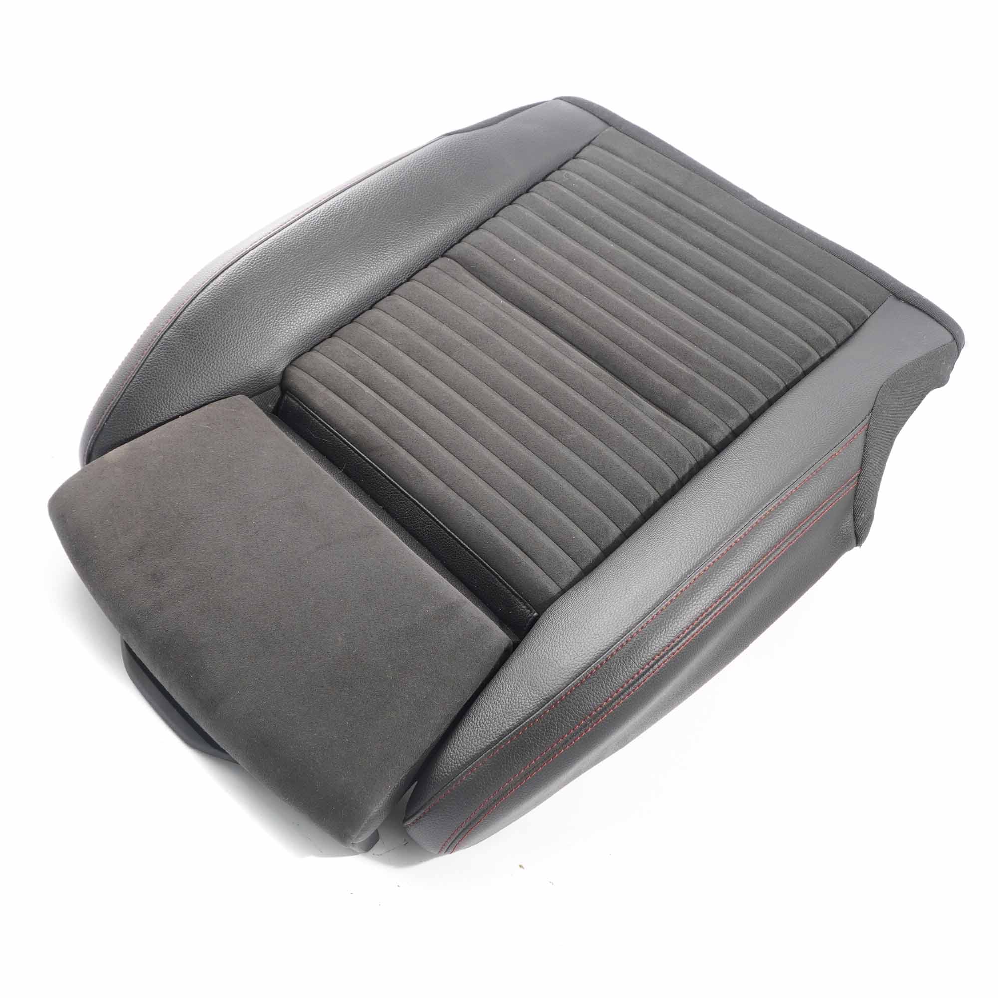 Mercedes W176 Front Seat Cover Heated Fabric Imitation Leather Microfibre Black