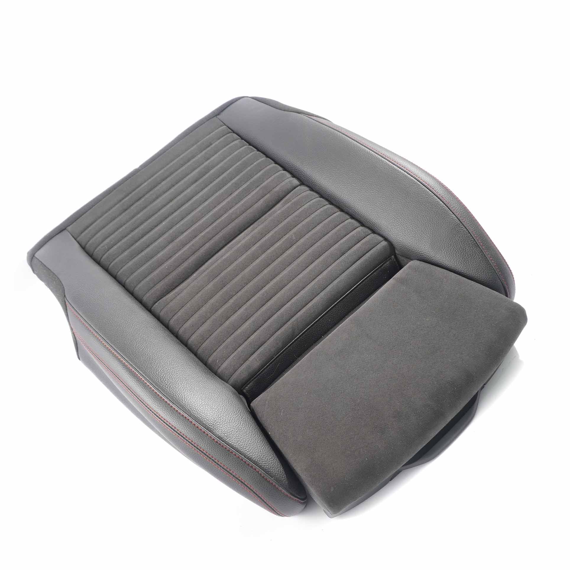 Mercedes W176 Front Seat Cover Heated Fabric Imitation Leather Microfibre Black