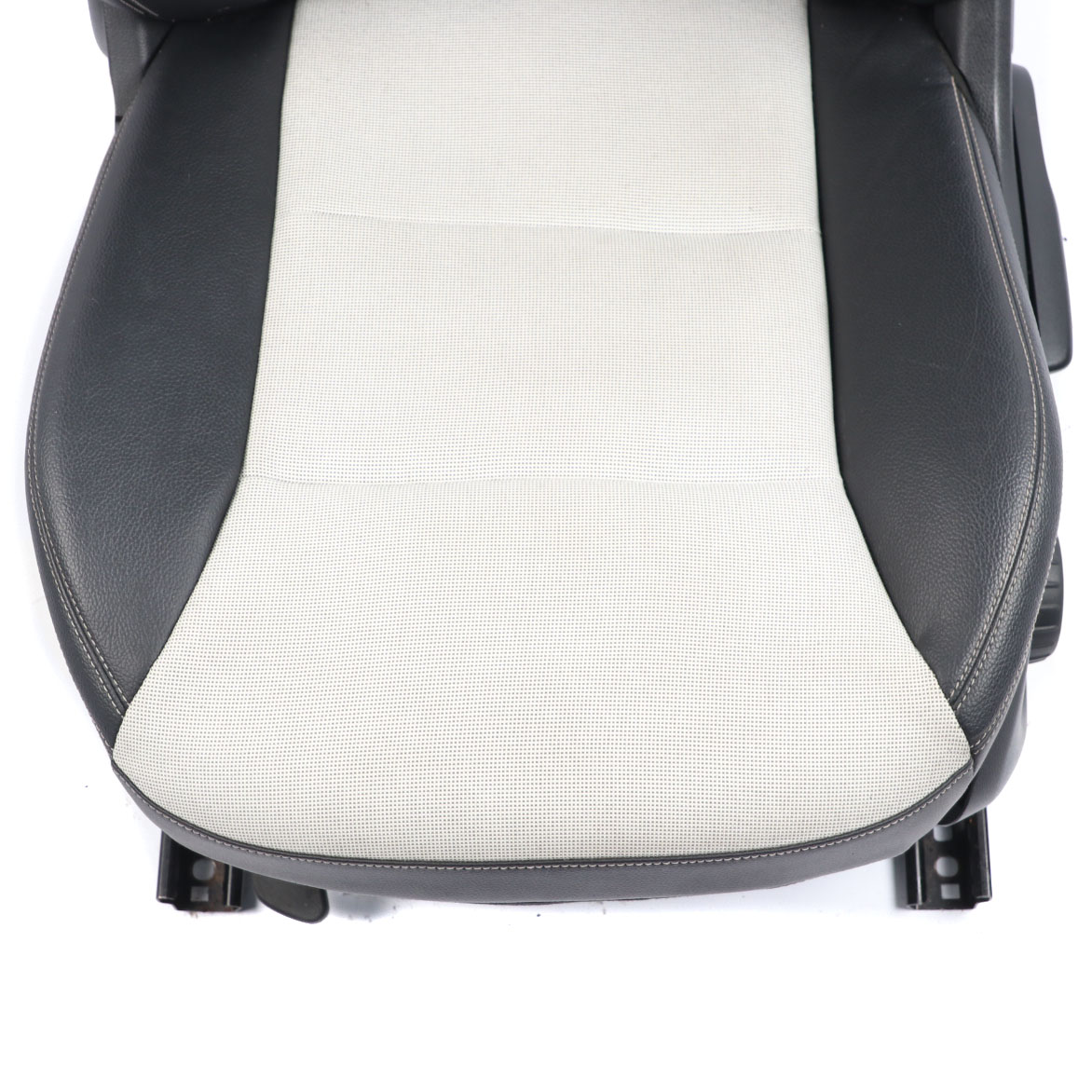 Front Seat Mercedes W176 Left N/S Fabric Cloth White Imitation Leather