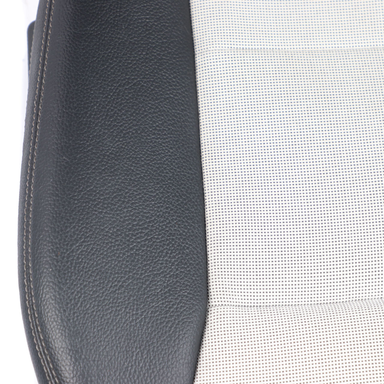 Front Seat Mercedes W176 Left N/S Fabric Cloth White Imitation Leather