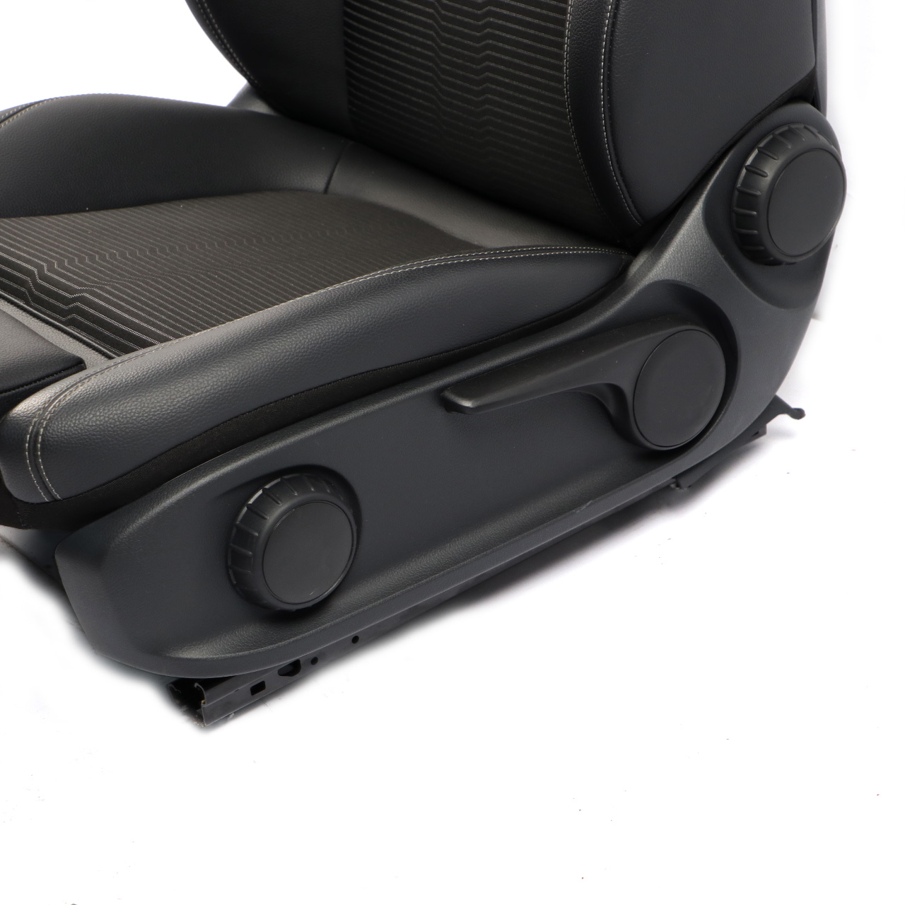 Mercedes W177 Front Seat Left N/S Fabric Black Anthracite Heated Interior