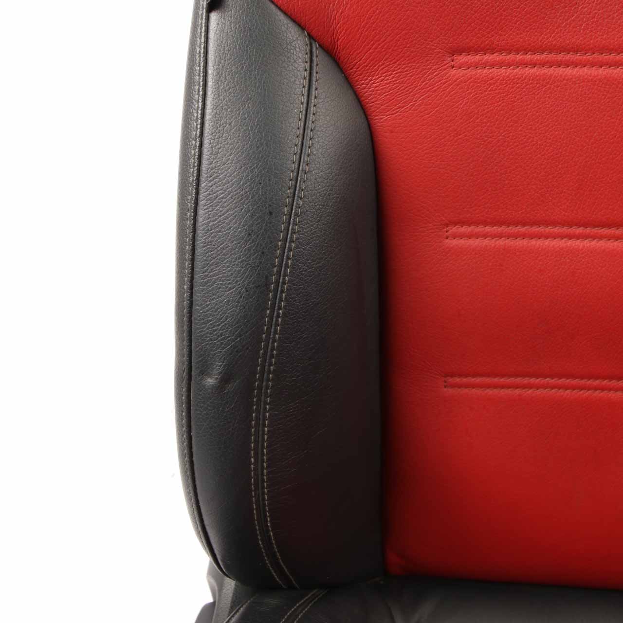 AMG Seats Mercedes V177 A35 Heated Leather Red Black Sport Seat