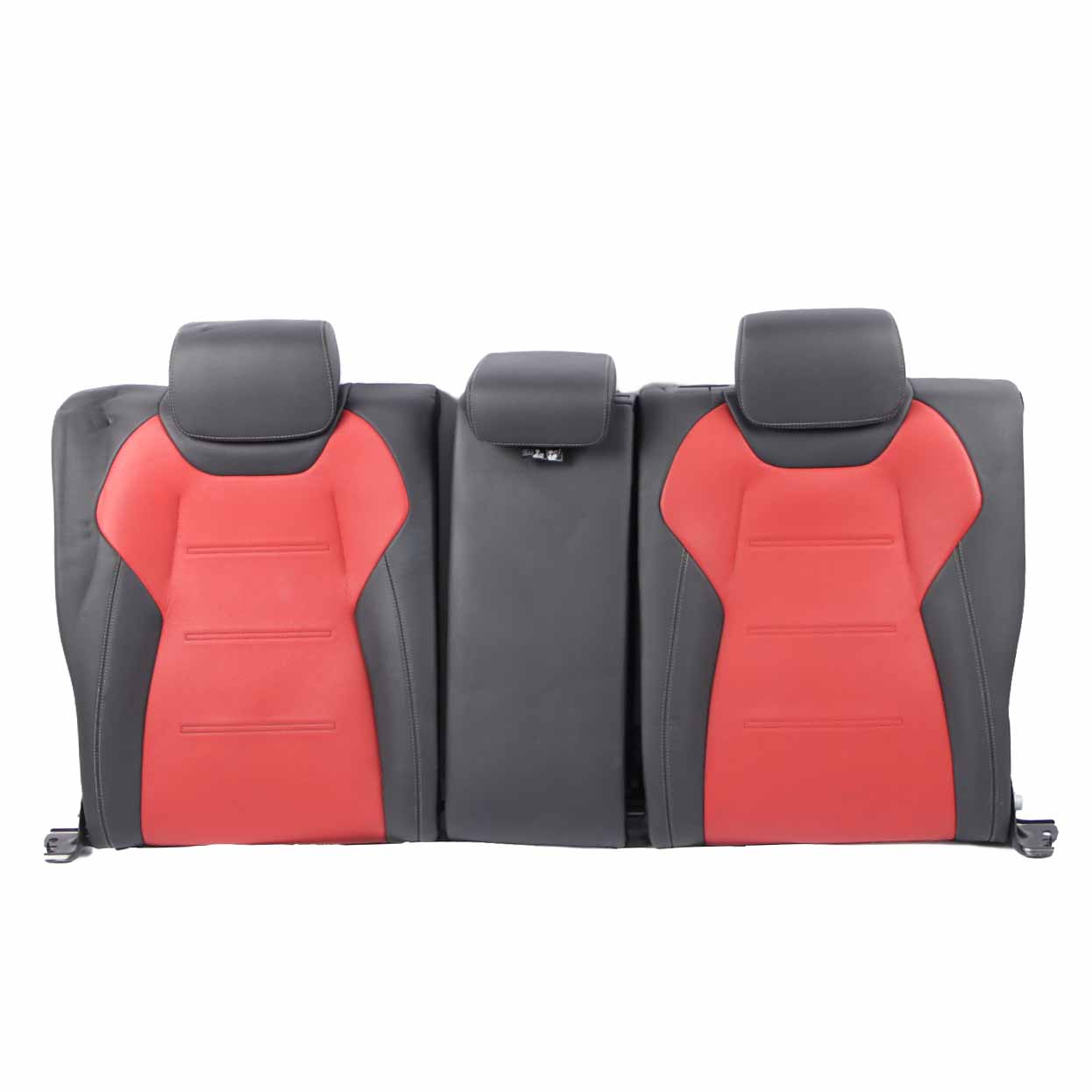 AMG Seats Mercedes V177 A35 Heated Leather Red Black Sport Seat