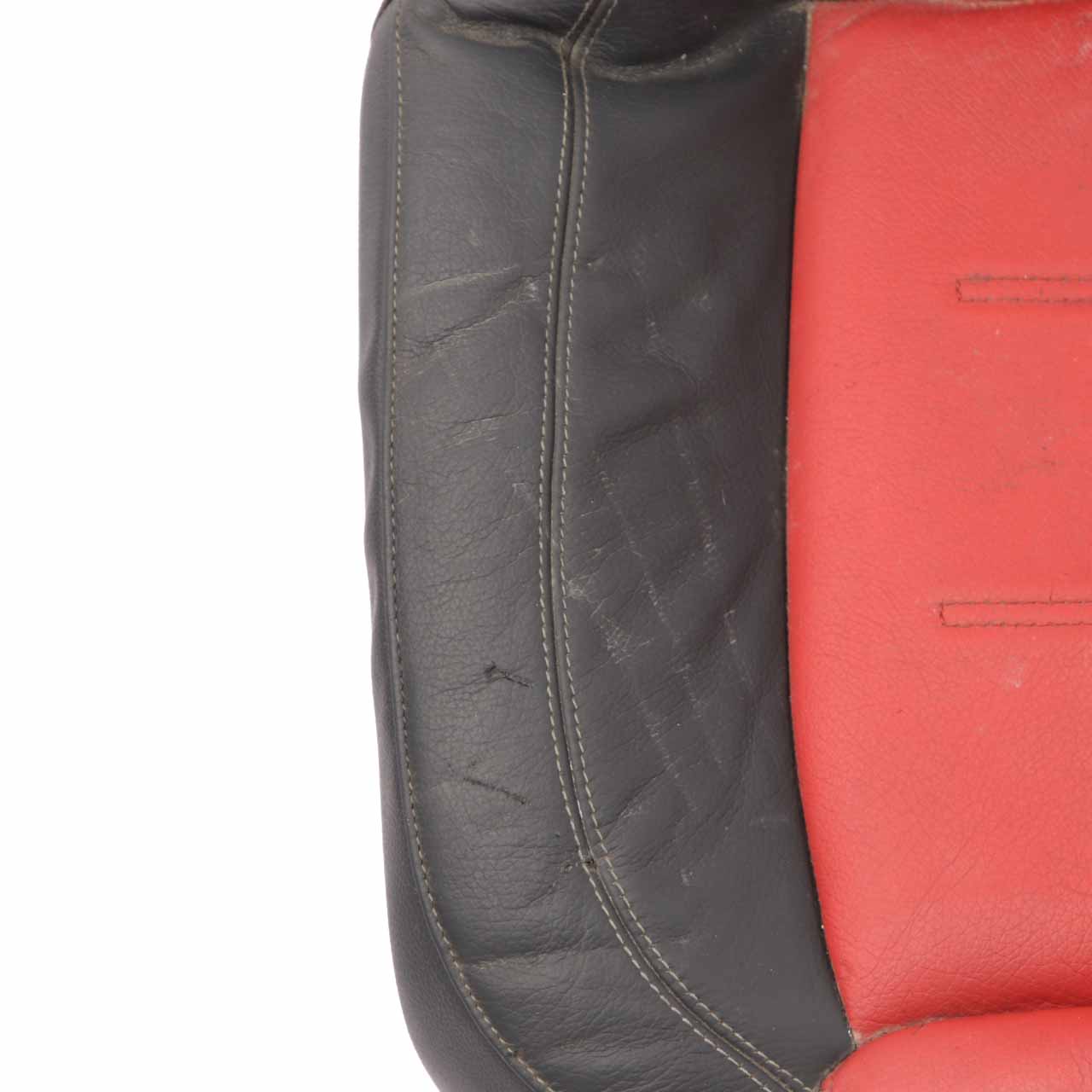 AMG Seats Mercedes V177 A35 Heated Leather Red Black Sport Seat