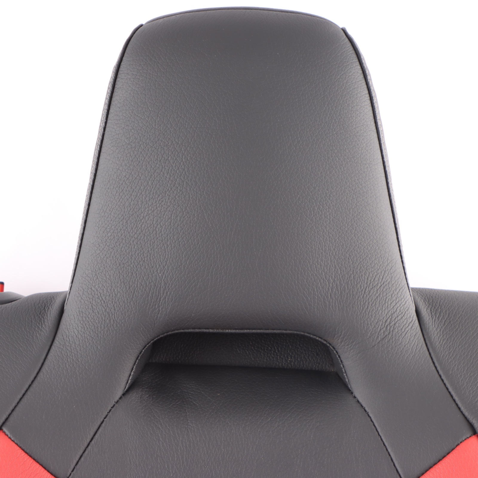 Seat Backrest Mercedes W177 Rear Right O/S Leather Black Red AMG Performance