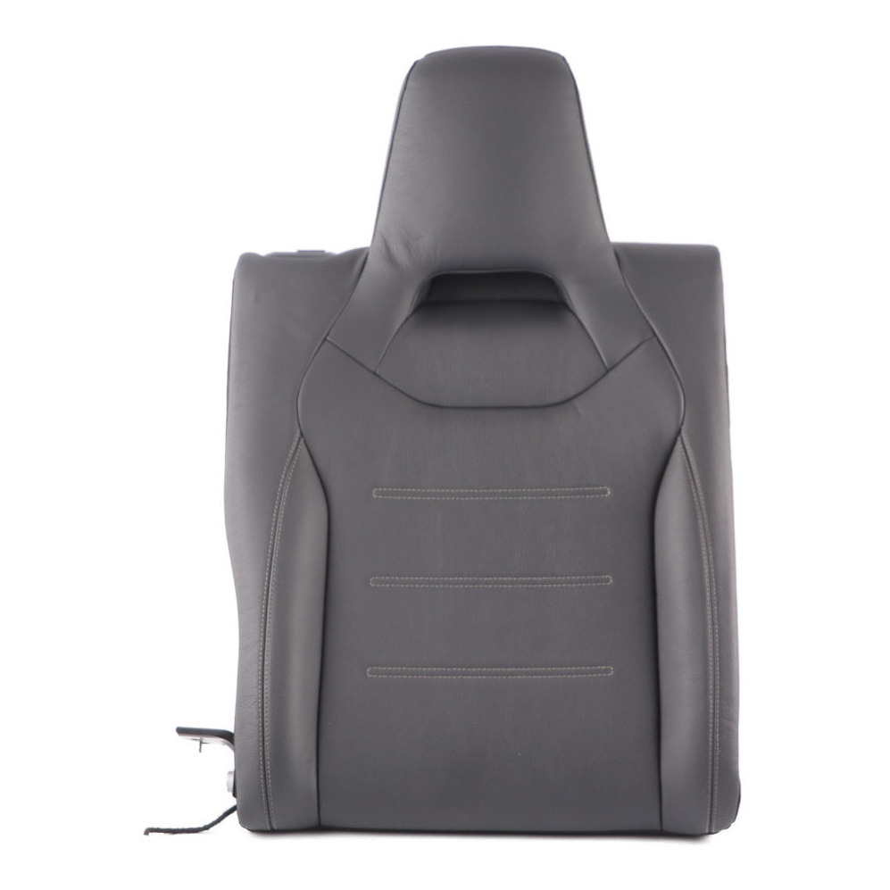 Seat Backrest Mercedes W177 Rear Right O/S Back Rest Cover Black Leather