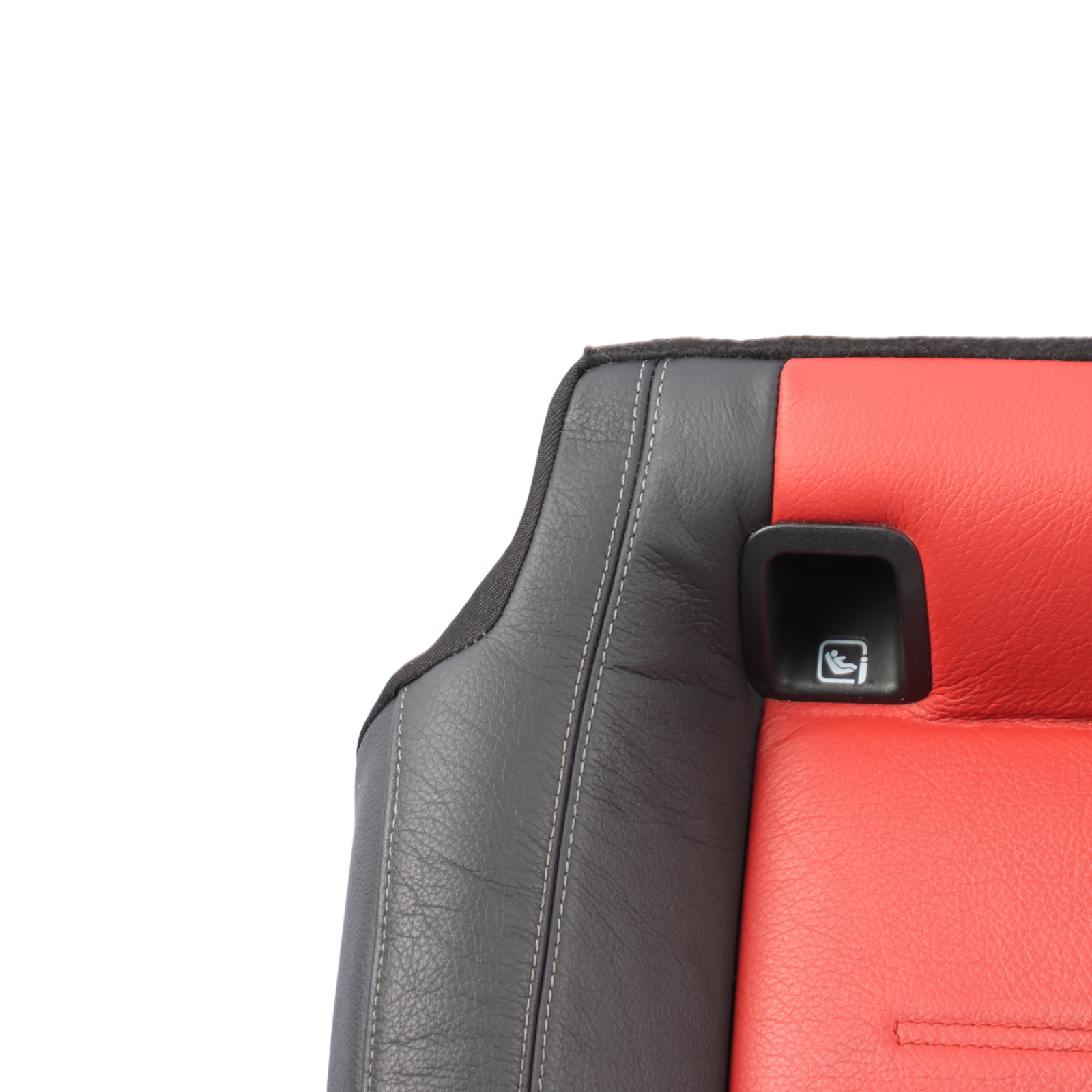 Mercedes W177 Rear Seat Bench Couch Covering Cover Leather Black Red