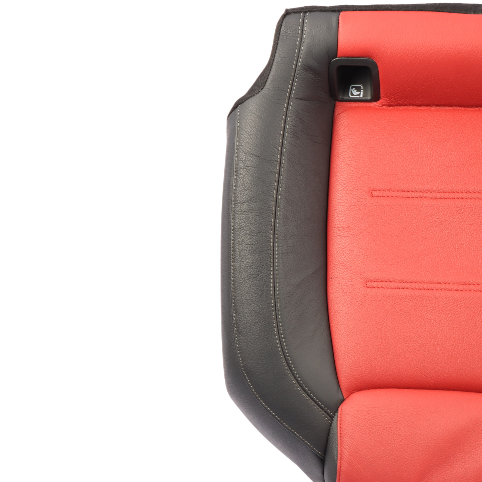 Mercedes W177 Rear Seat Bench Couch Covering Cover Leather Black Red