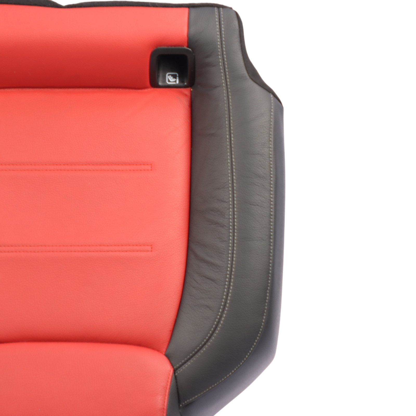 Mercedes W177 Rear Seat Bench Couch Covering Cover Leather Black Red