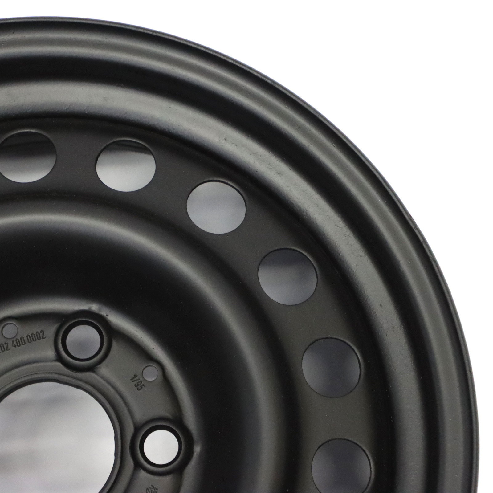 Mercedes W202 Black Steel Wheel Rim 15" 6J ET:31 A2024000002