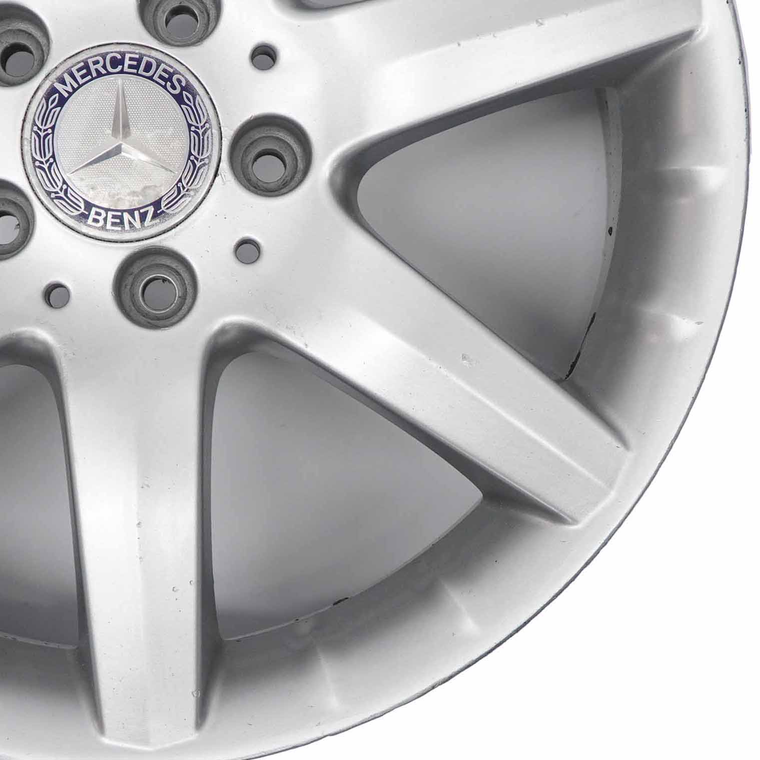 Mercedes W203 Silver Alloy Wheel Rim 7 Spoke 17" ET:37 7,5J A2034011802