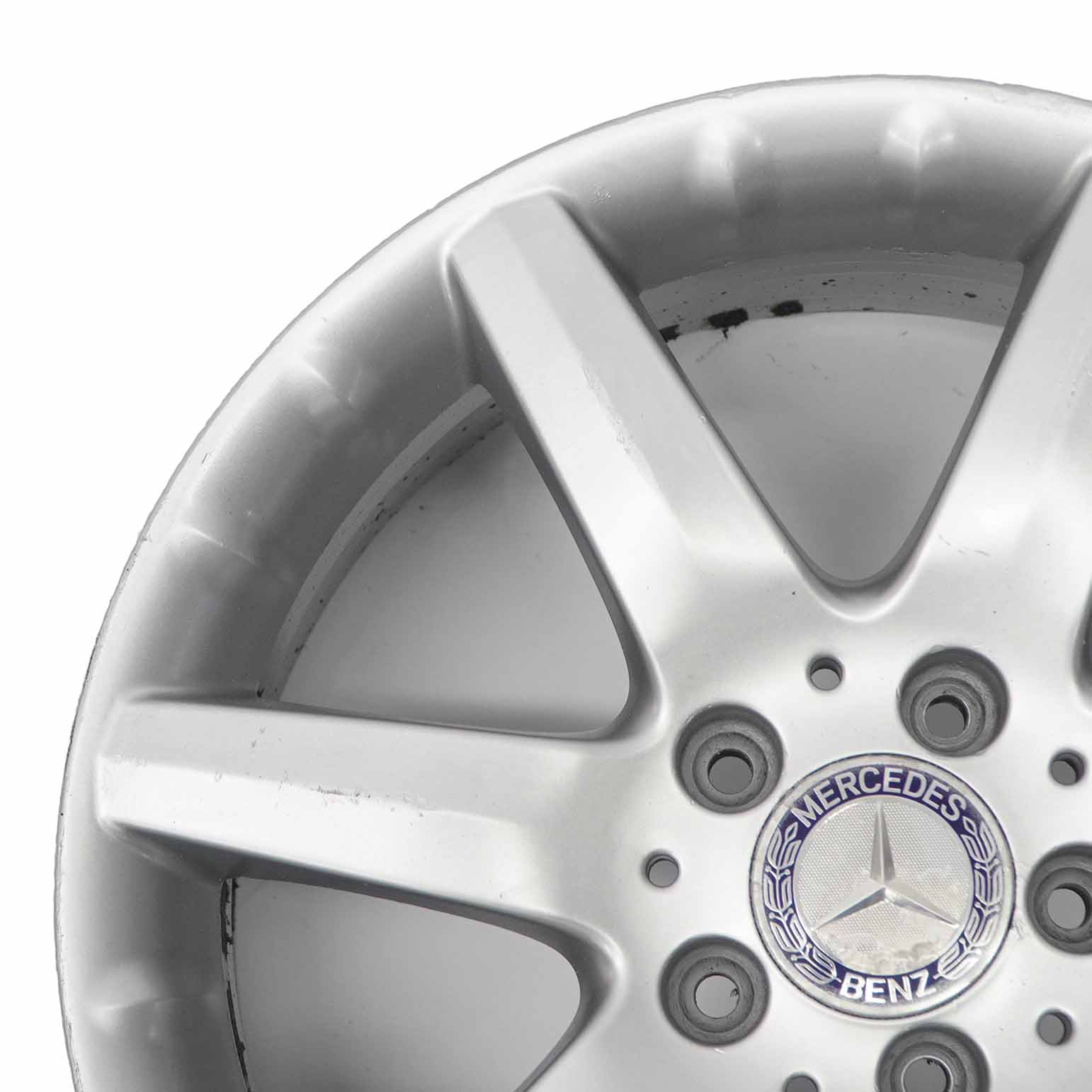 Mercedes W203 Silver Alloy Wheel Rim 7 Spoke 17" ET:37 7,5J A2034011802