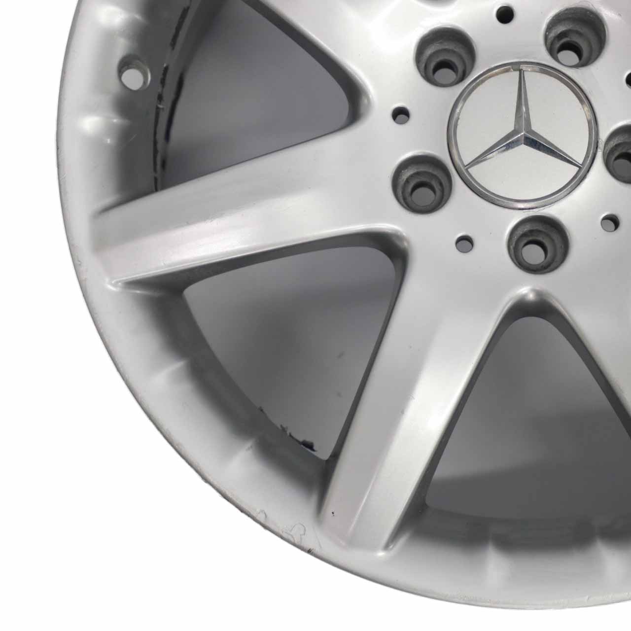 Mercedes W203 Silver Alloy Wheel Rim 7 Spoke 17" ET:37 7,5J A2034011802