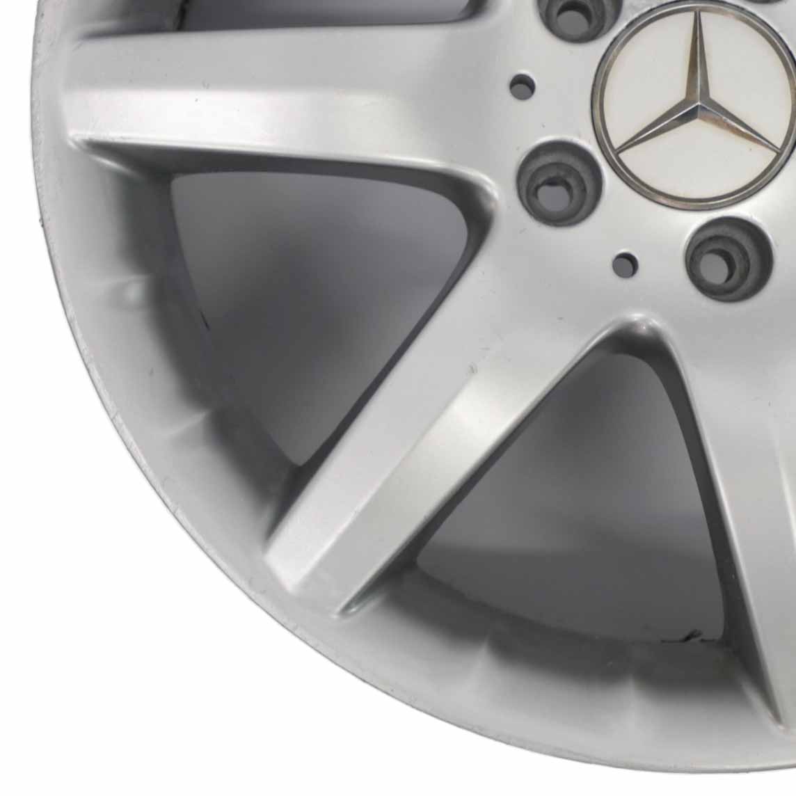 Mercedes W203 Silver Alloy Wheel Rim 7 Spoke 17" ET:37 7,5J A2034011802