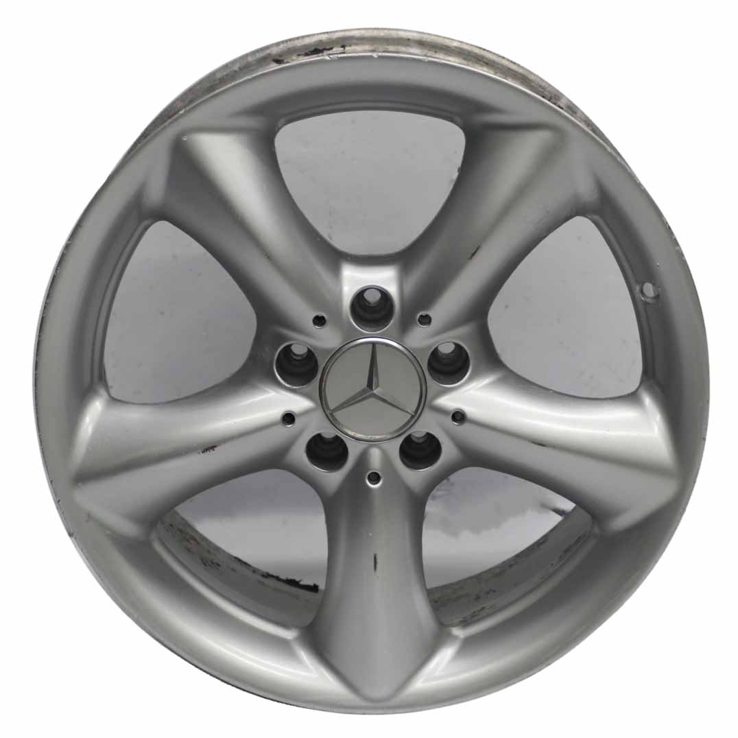 Mercedes W203 Silver Alloy Wheel Rim 5 Spoke 17" ET:34 8,5J A2034013502