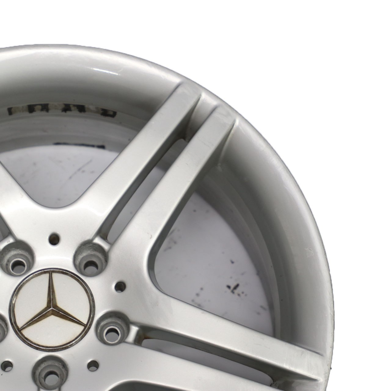 Mercedes W203 Silver 5-Double Spoke 18" ET:36 7,5J A2034015502