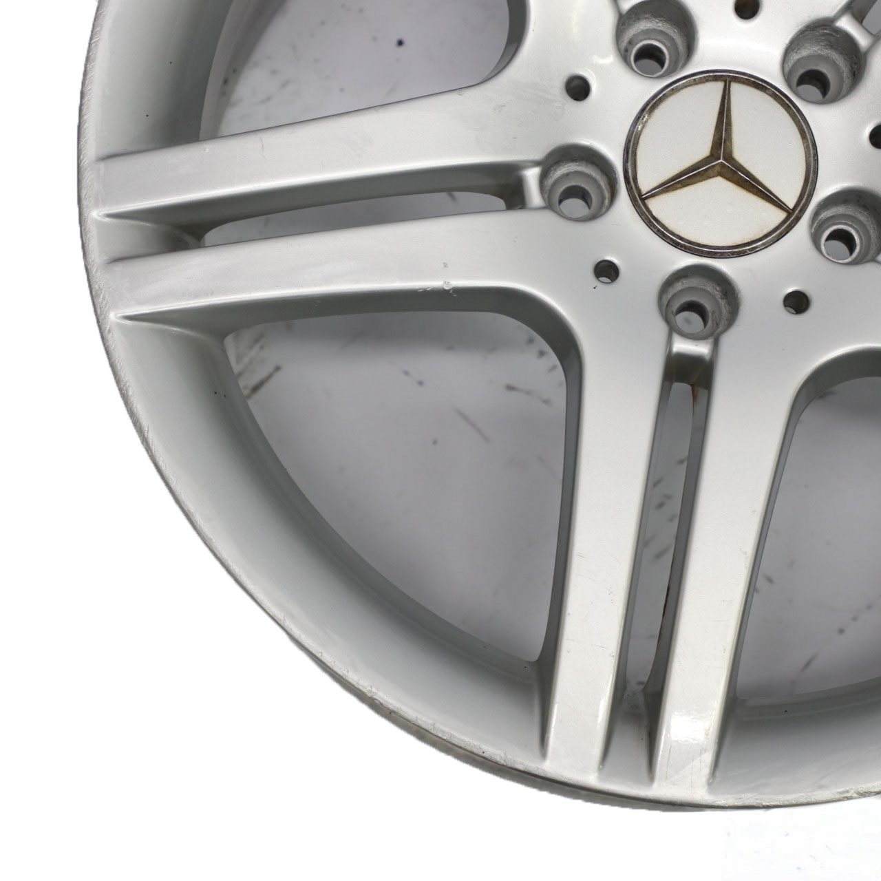 Mercedes W203 Silver 5-Double Spoke 18" ET:36 7,5J A2034015502