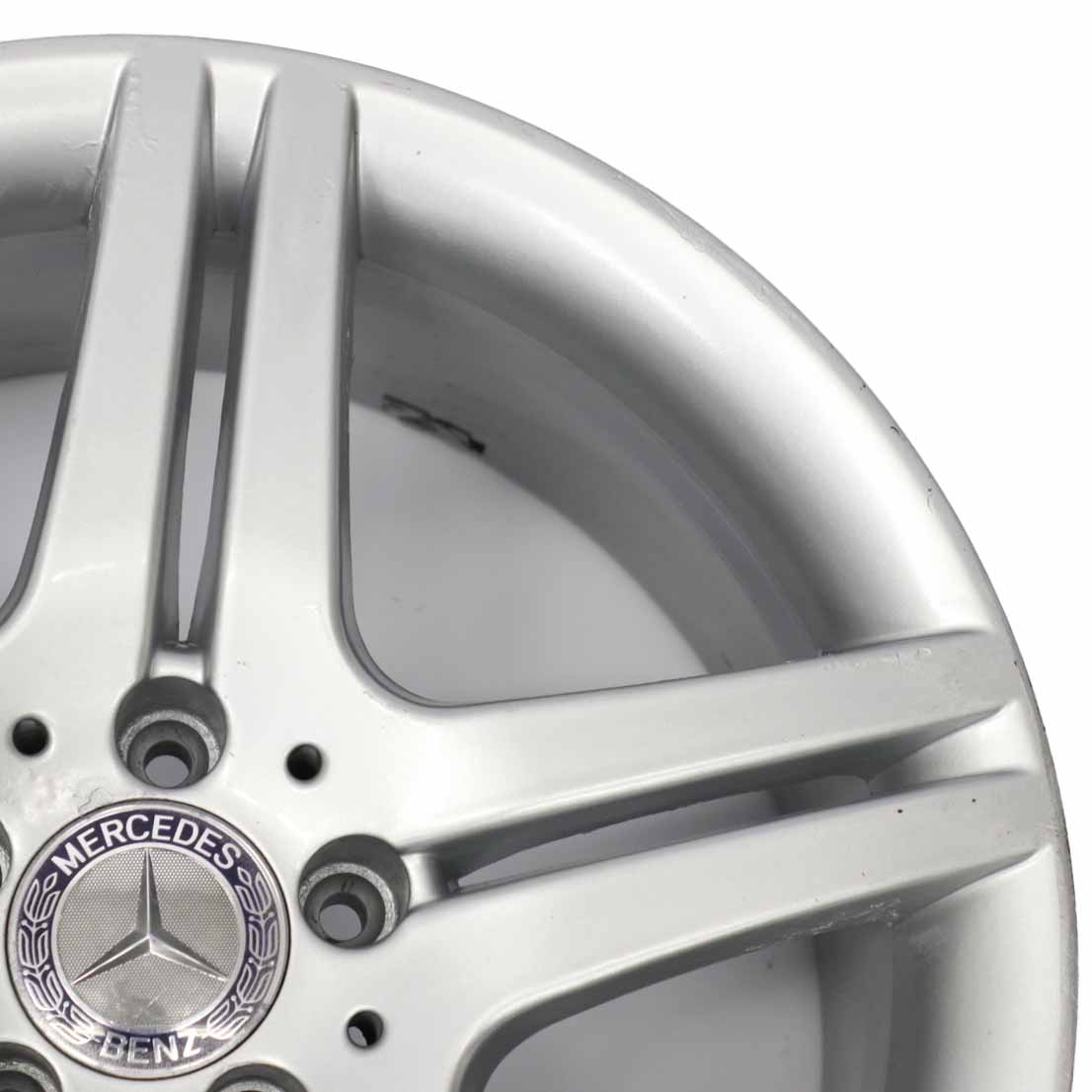 Mercedes W203 Silver 5-Double Spoke 18" ET:30 8,5J A2034015602