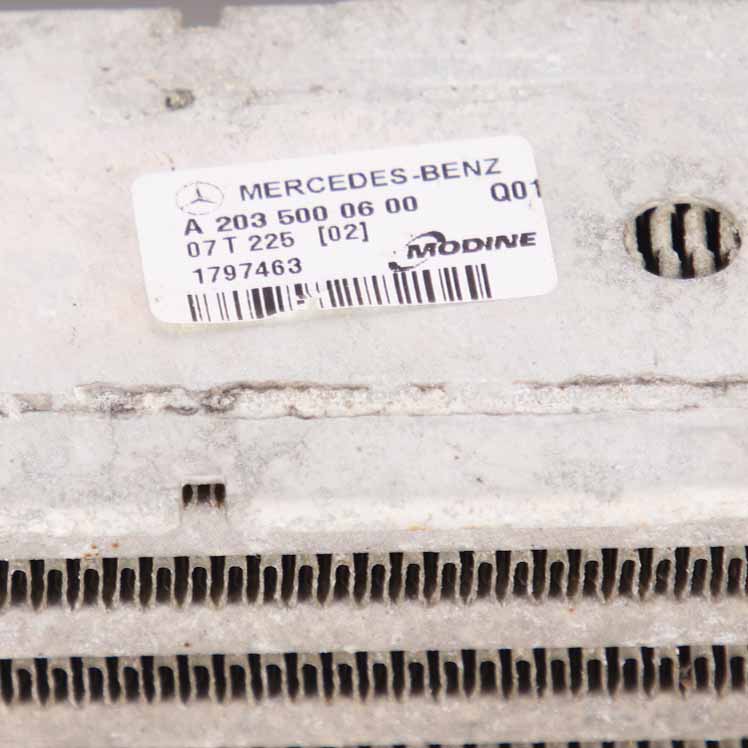 Mercedes R171 W203 W209 M271 Intercooler Charge Air Cooler Radiator A2035000600