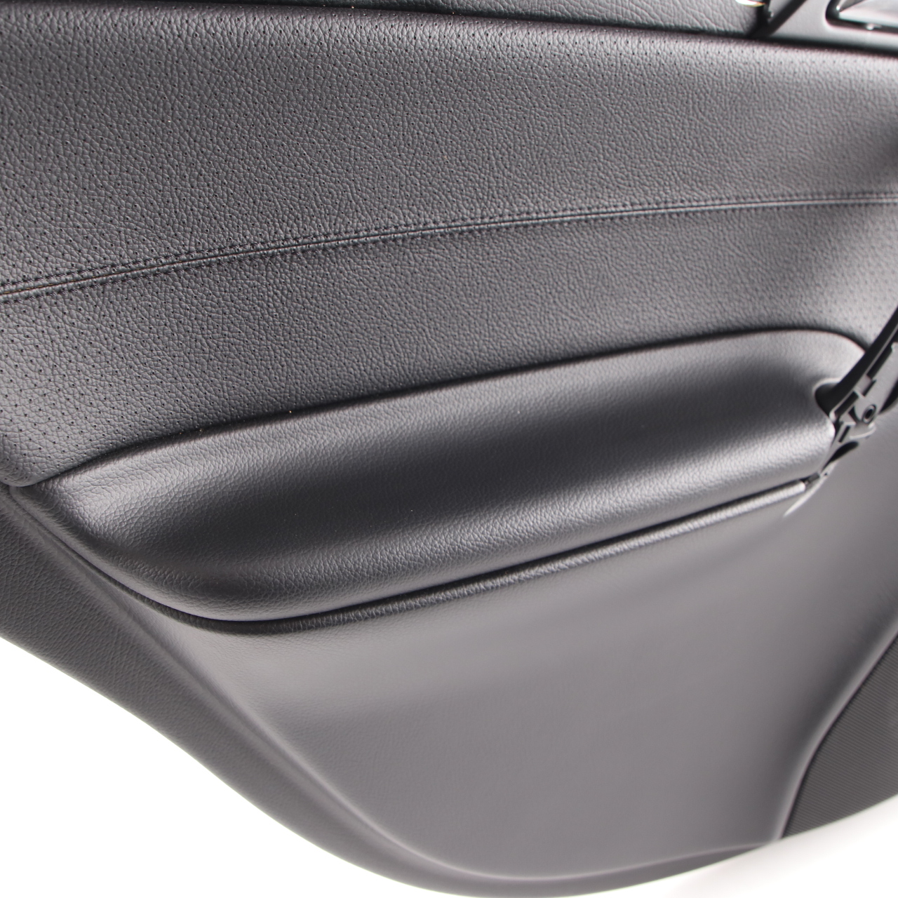 Mercedes W203 Door Card Rear Left N/S Trim Panel Imitation Leather Black