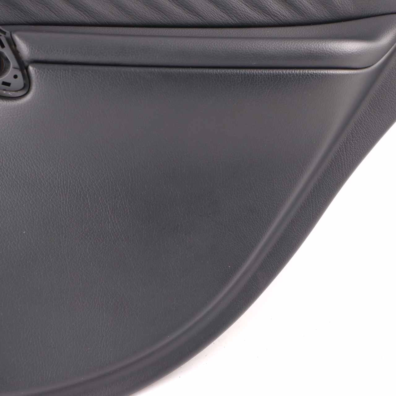 Mercedes W203 Door Card Rear Right O/S Trim Panel Black Leather A2037303862