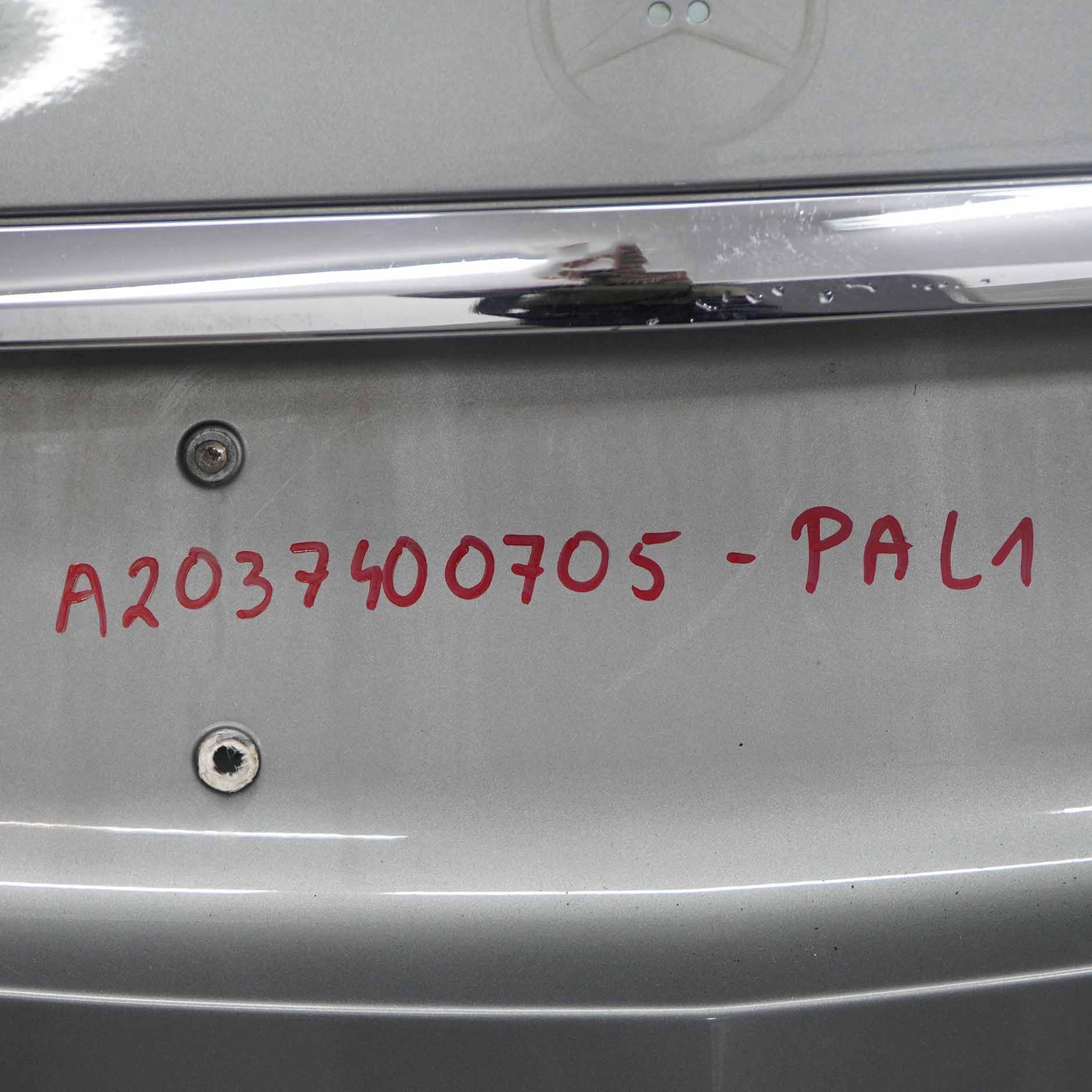 Mercedes CLC CL203 Boot Trunk Lid Tailgate Palladium Silver Metallic - 792