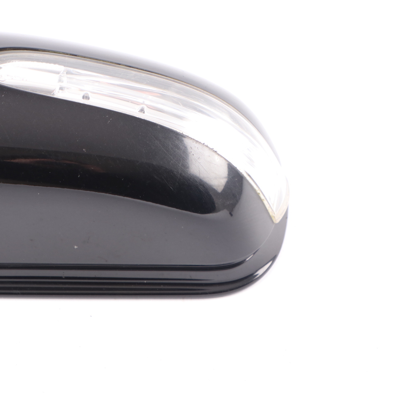 Mercedes W203 Wing Mirror Cover Housing Right O/S Obsidian Black Metallic - 197