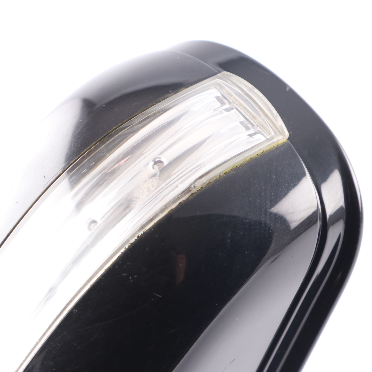 Mercedes W203 Wing Mirror Cover Housing Right O/S Obsidian Black Metallic - 197