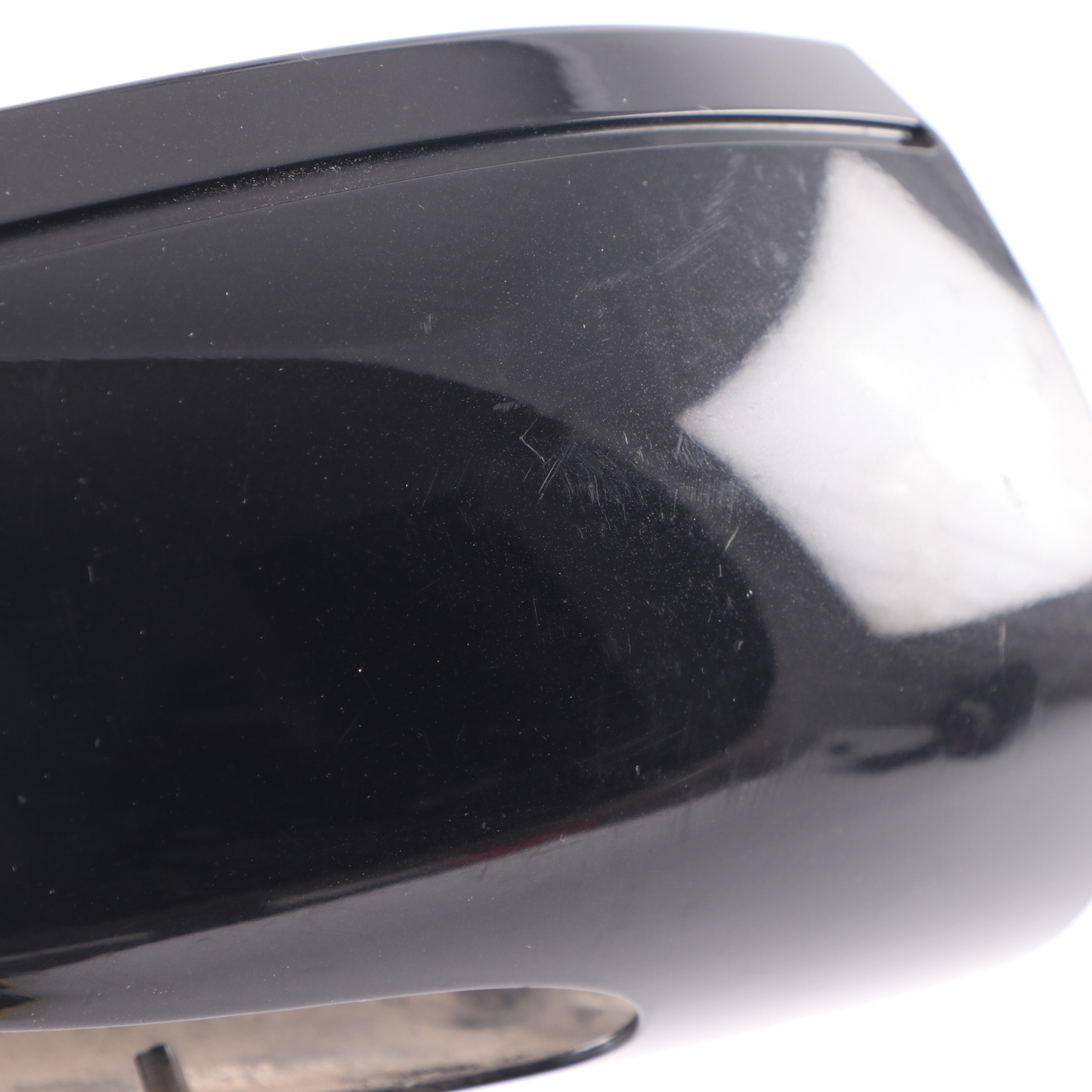 Mercedes W203 Wing Mirror Cover Housing Right O/S Obsidian Black Metallic - 197