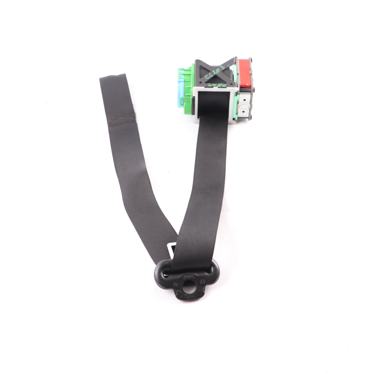 Mercedes CLC CL203 Seat Belt Front Right O/S Upper Belt Black A2038606486