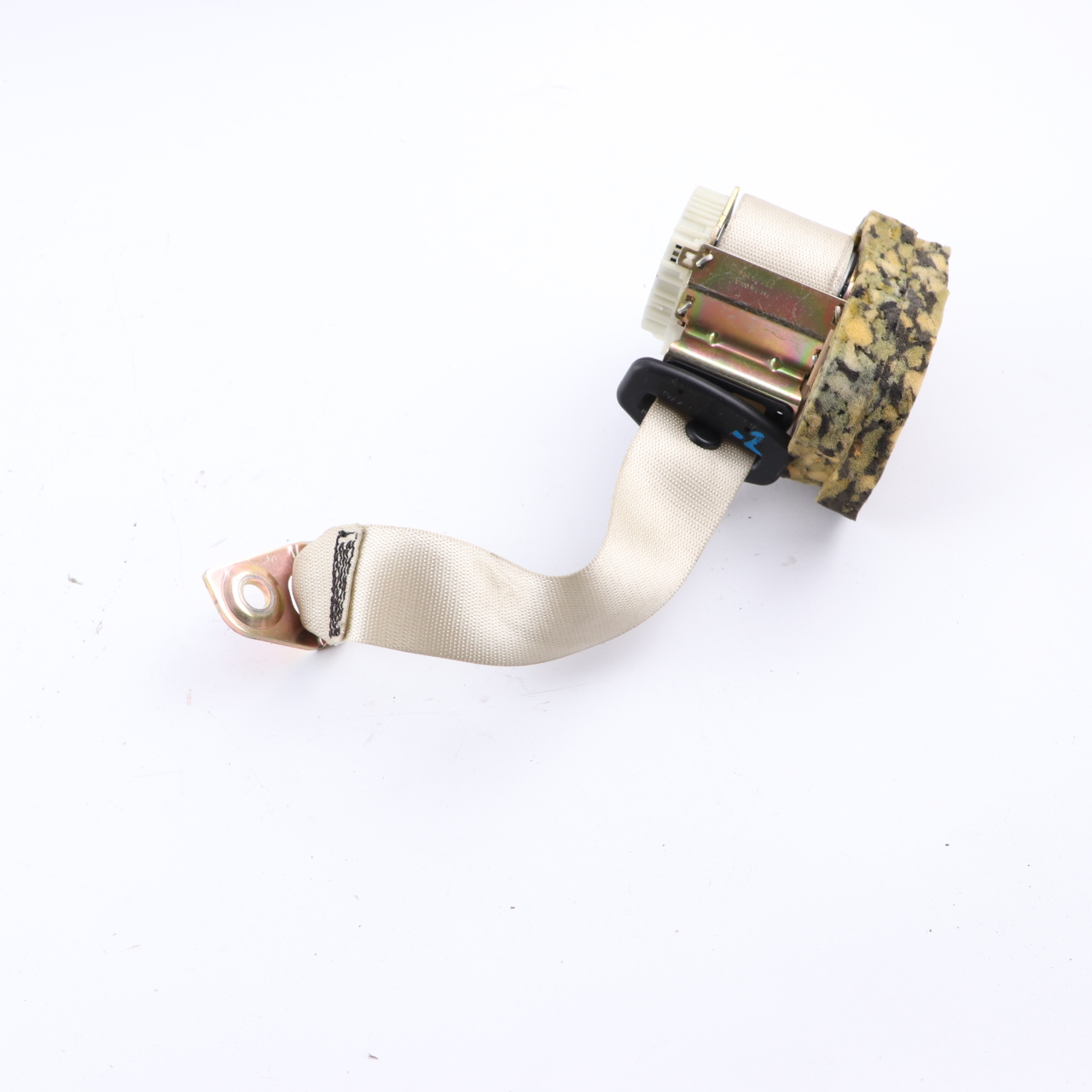 Mercedes W203 Seat Belt Rear Left N/S Safety Upper Belt Beige A2038608785