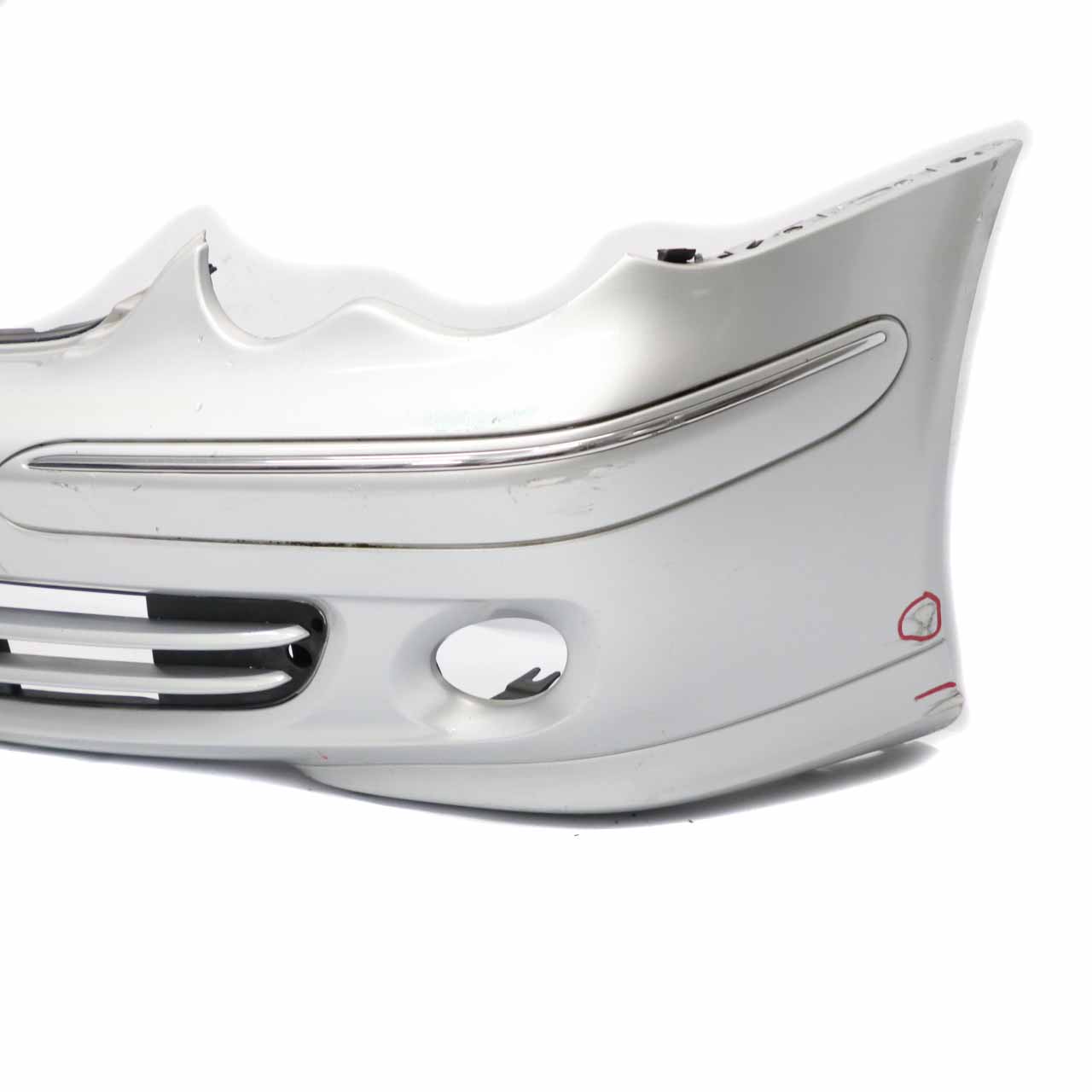 Mercedes W203 Front Bumper Trim Panel Iridium Silver Metallic - 775