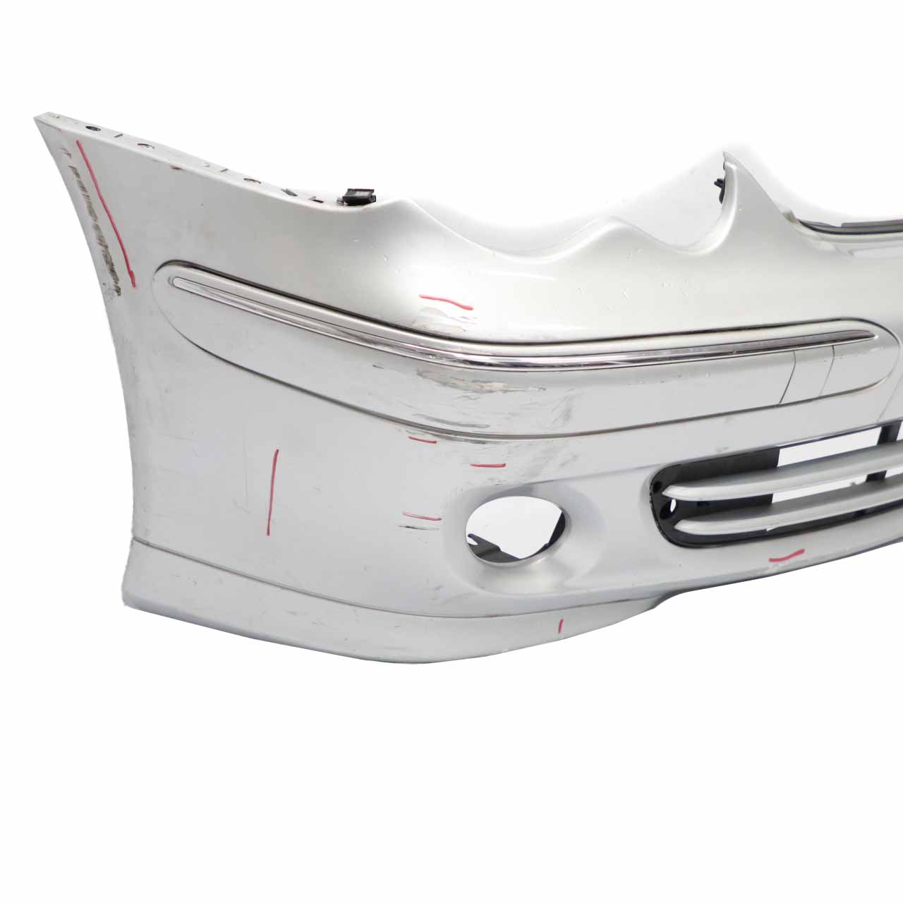 Mercedes W203 Front Bumper Trim Panel Iridium Silver Metallic - 775