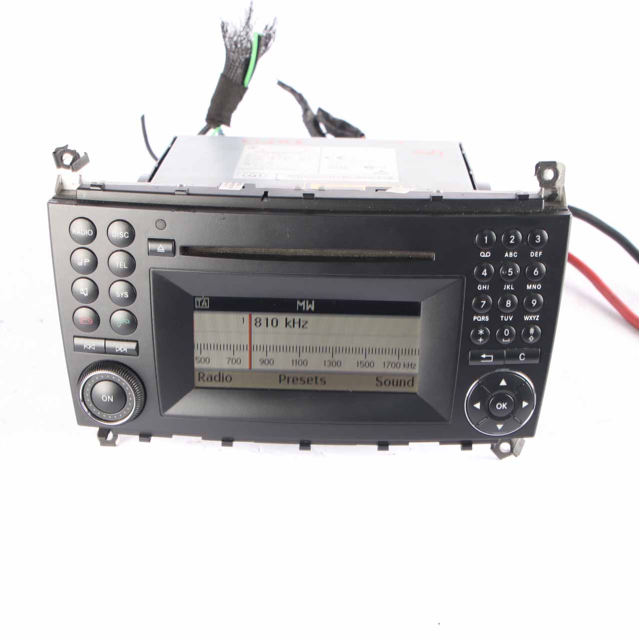 Mercedes CL203 Head Unit CD Player Radio Audio Controller Unit A2039000000