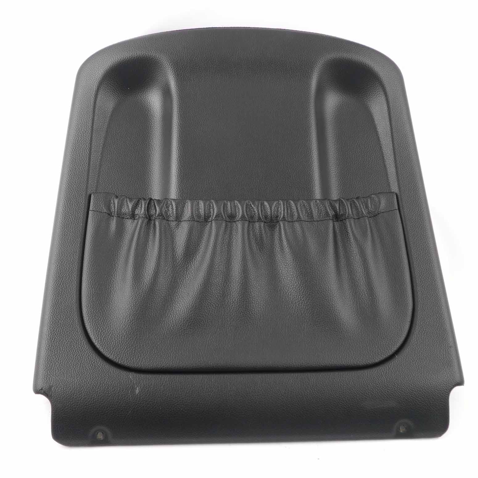 Mercedes W203 Seat Backrest Trim Cover Front Left N/S Black Imitation Leather