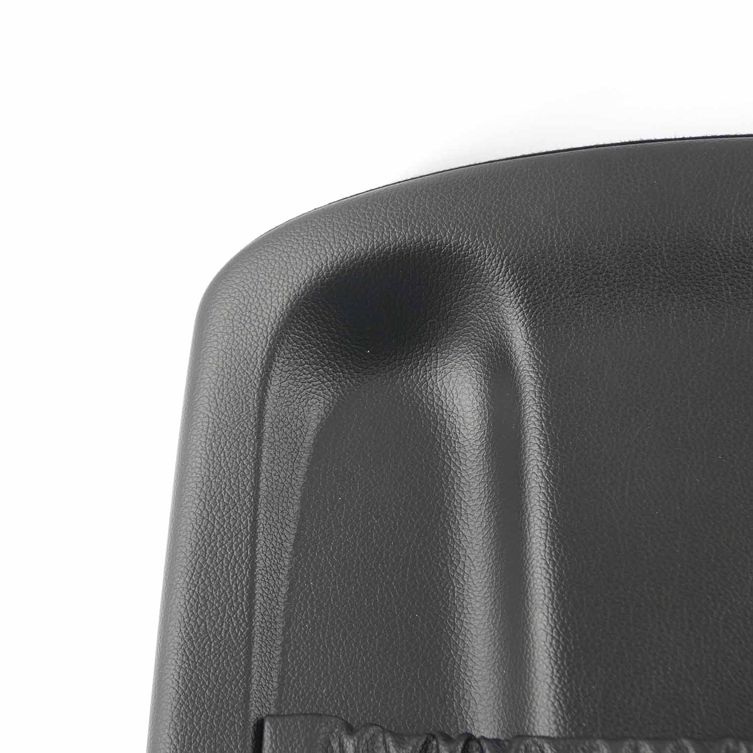 Mercedes W203 Seat Backrest Trim Cover Front Left N/S Black Imitation Leather