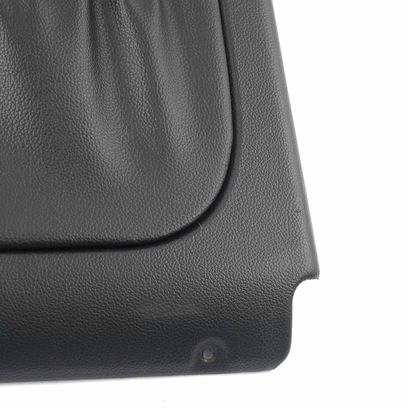 Mercedes W203 Seat Backrest Trim Cover Front Left N/S Black Imitation Leather