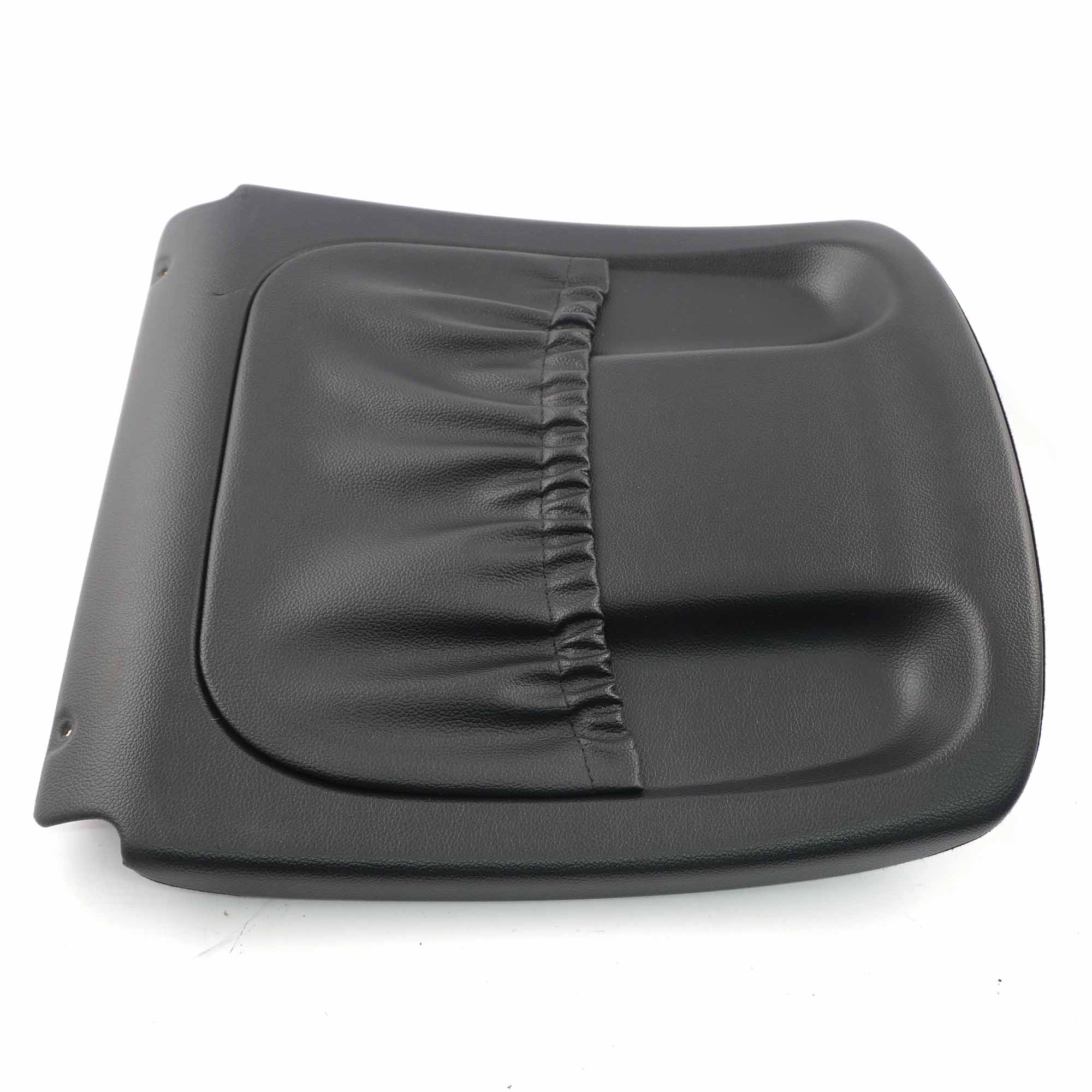 Mercedes W203 Seat Backrest Trim Cover Front Left N/S Black Imitation Leather