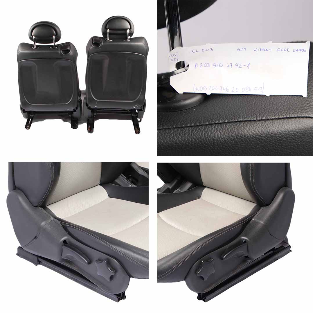 Seats Mercedes CL203 Coupe MB-Tex Imitation Leather Artico Interior Seat