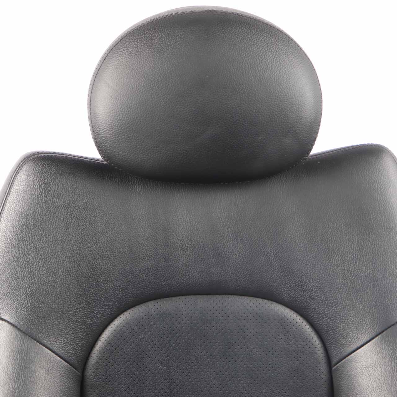 Mercedes CL203 Seat Backrest Front Heated Right O/S Covering Black Leather