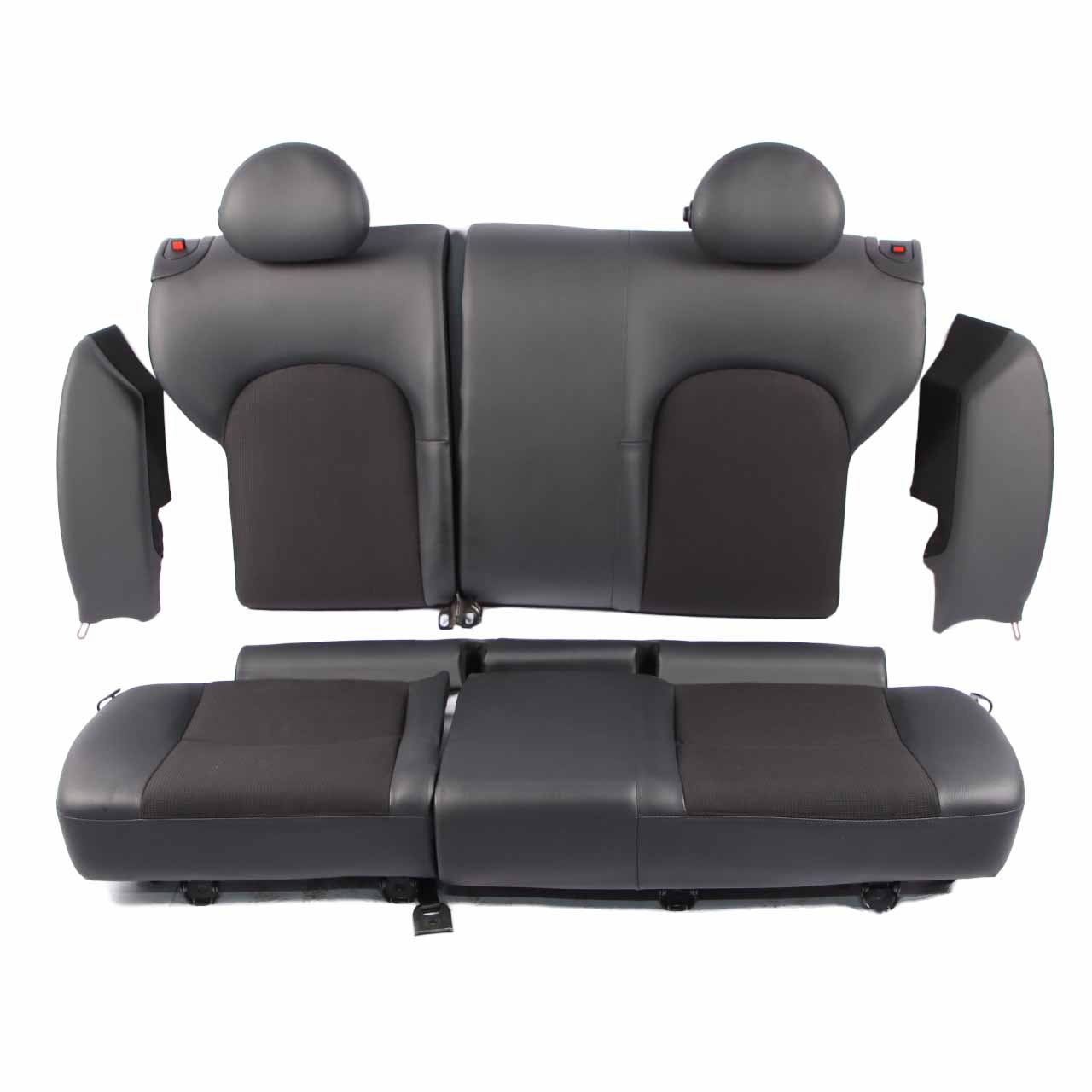 Seats Mercedes CL203 Coupe Fabric Leather ARTICO Black Interior Front Rear Seat