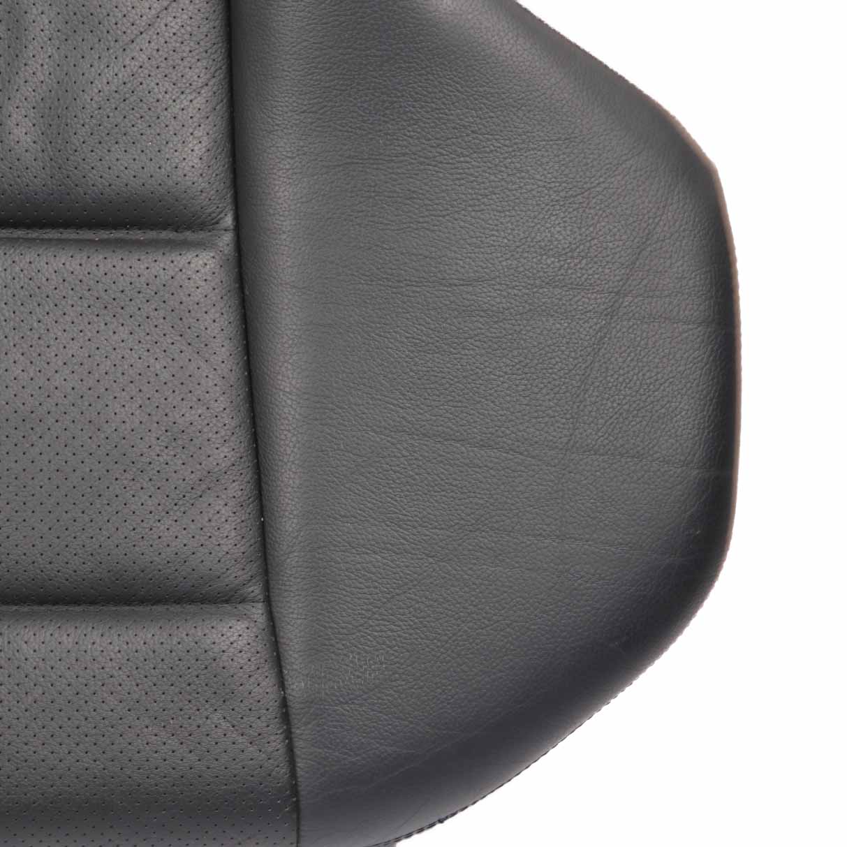 Mercedes W203 Rear Seat Bench Couch Cover Sport Cushion Black Leather