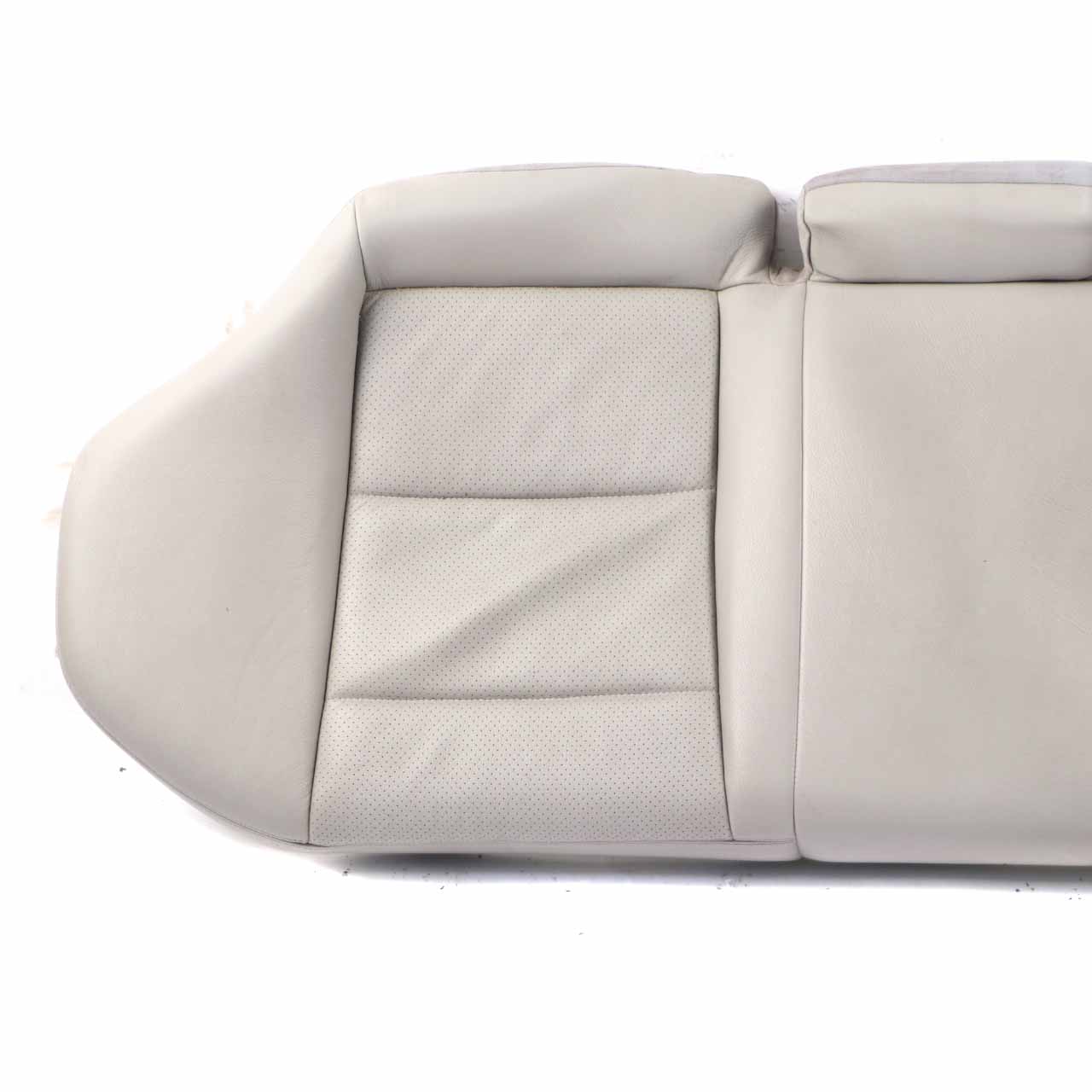 Mercedes W203 Rear Seat Bench Couch Cover Cushion Black Leather Combination Grey