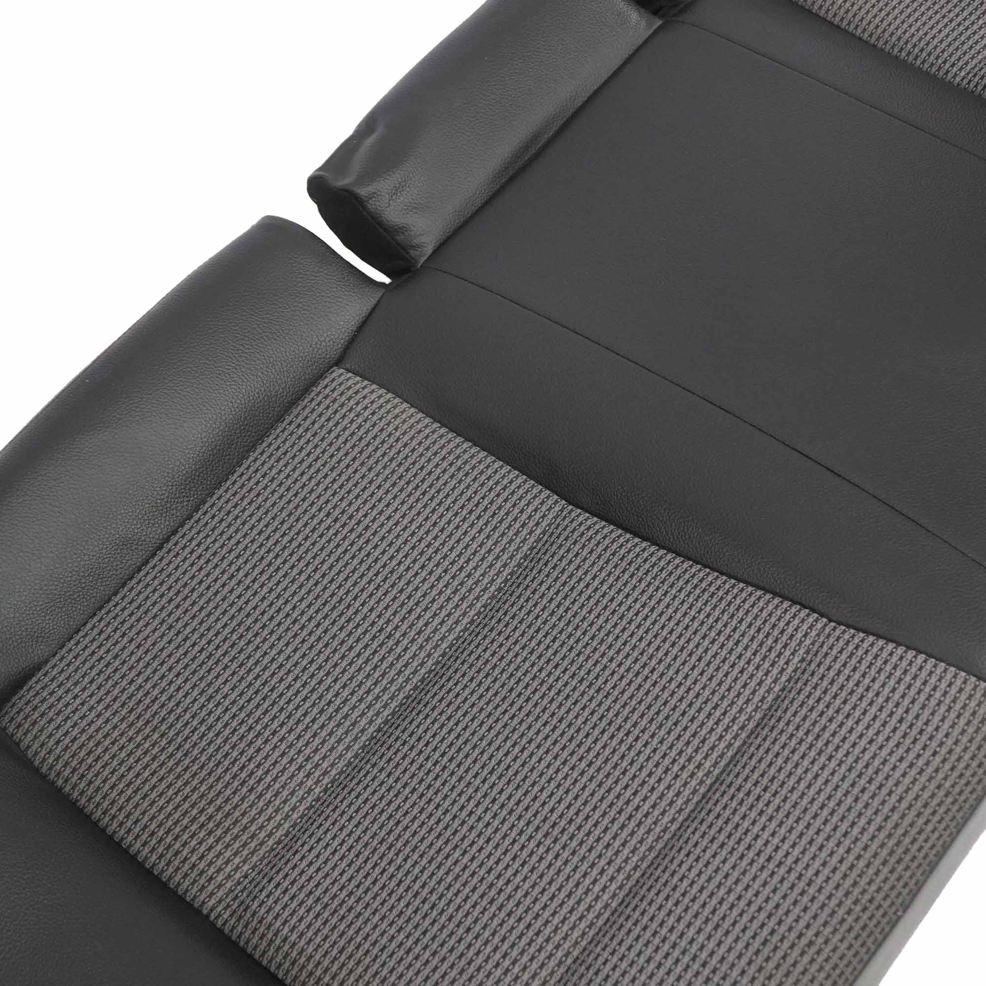 Mercedes W203 Rear Seat Bench Couch Cover Cushion Black Cloth Leather