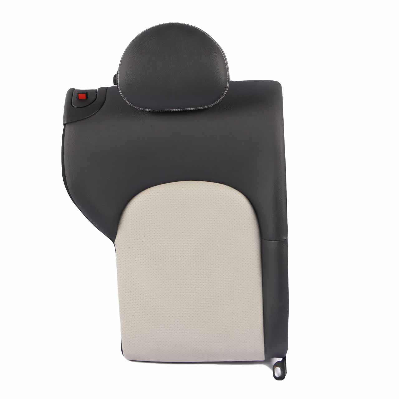 Mercedes W203 CLC Seat Backrest Rear Right O/S Imitation Leather Black Grey