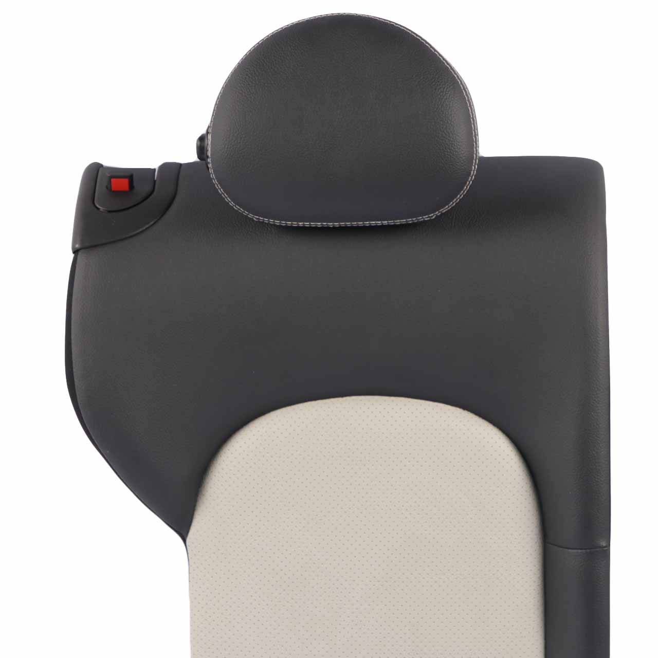 Mercedes W203 CLC Seat Backrest Rear Right O/S Imitation Leather Black Grey