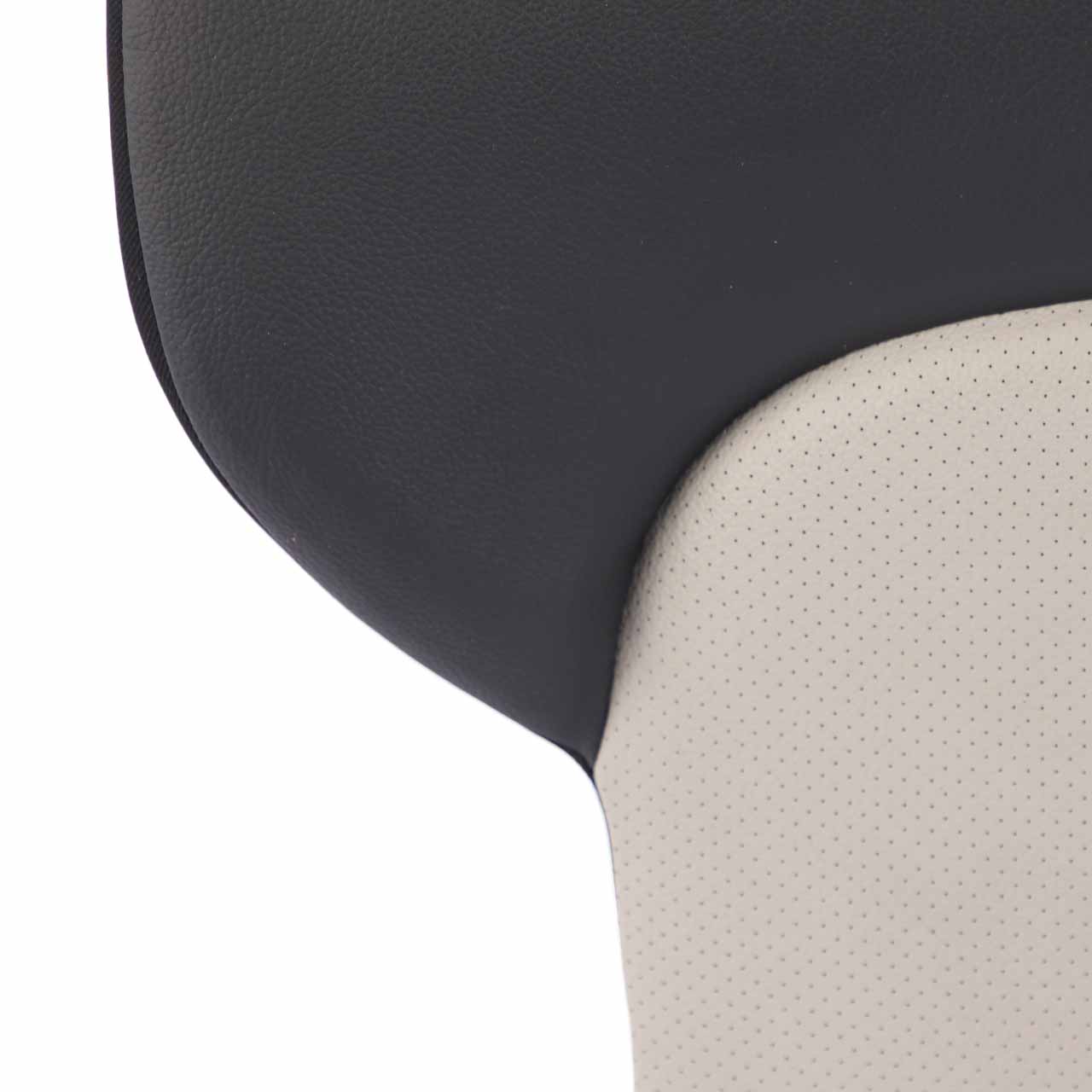 Mercedes W203 CLC Seat Backrest Rear Right O/S Imitation Leather Black Grey