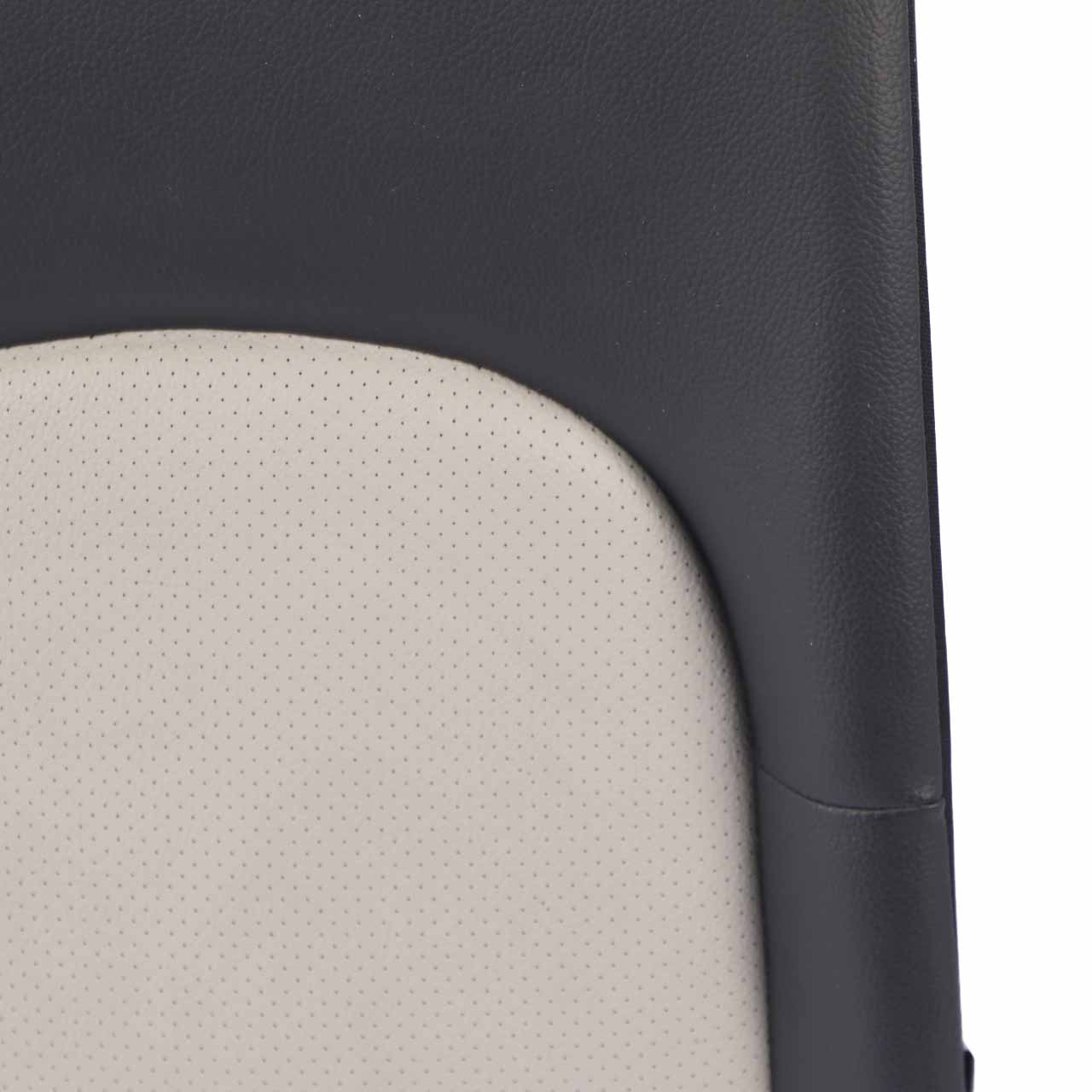 Mercedes W203 CLC Seat Backrest Rear Right O/S Imitation Leather Black Grey